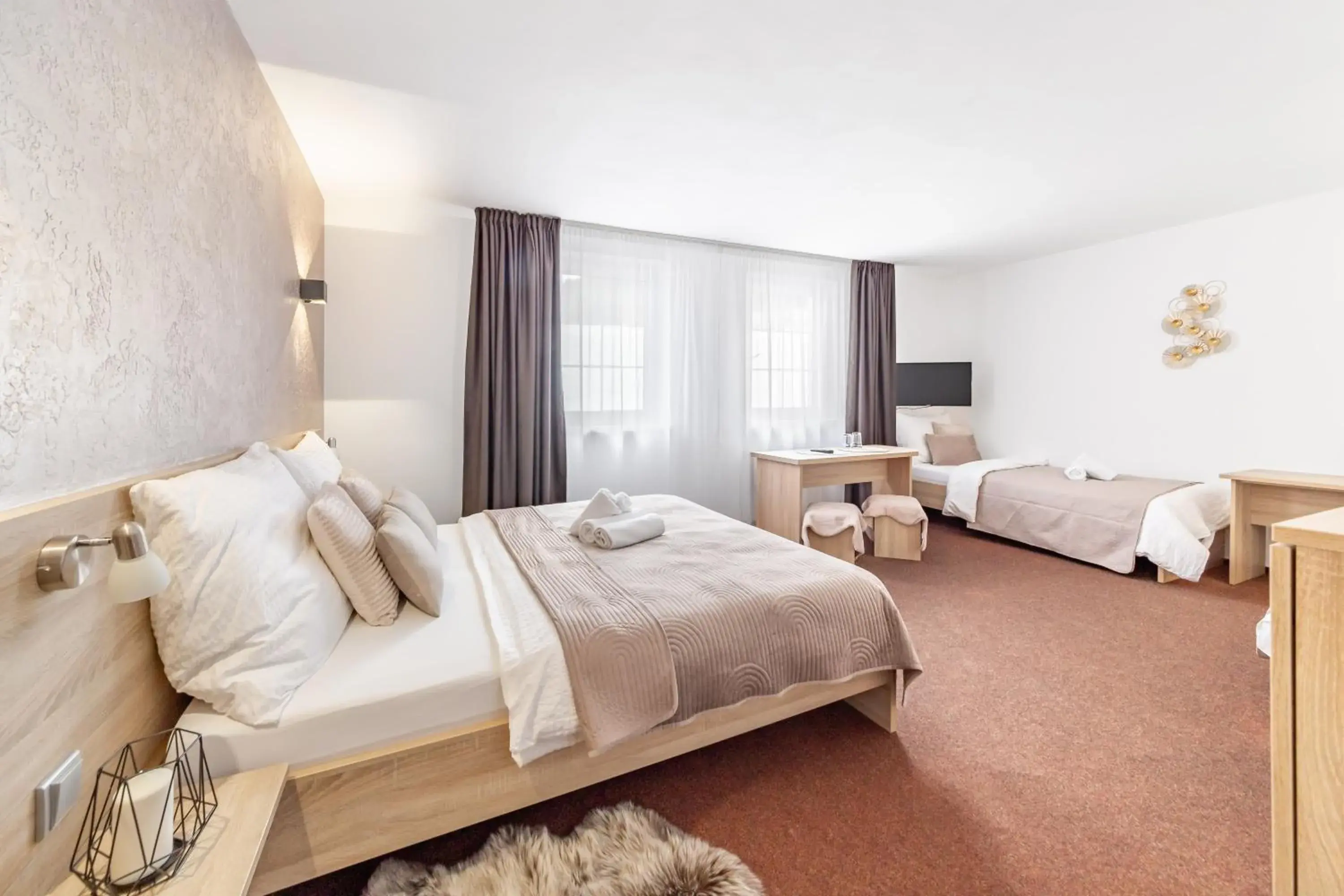 Quadruple Room in Penzion Pepovka Quadruple Room in Penzion Pepovka