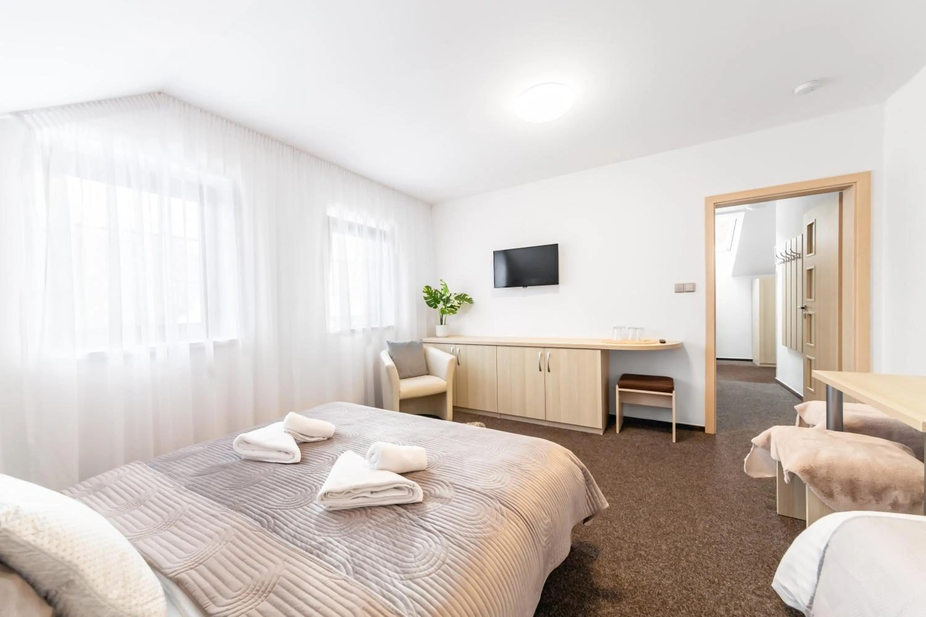 Bed in Penzion Pepovka