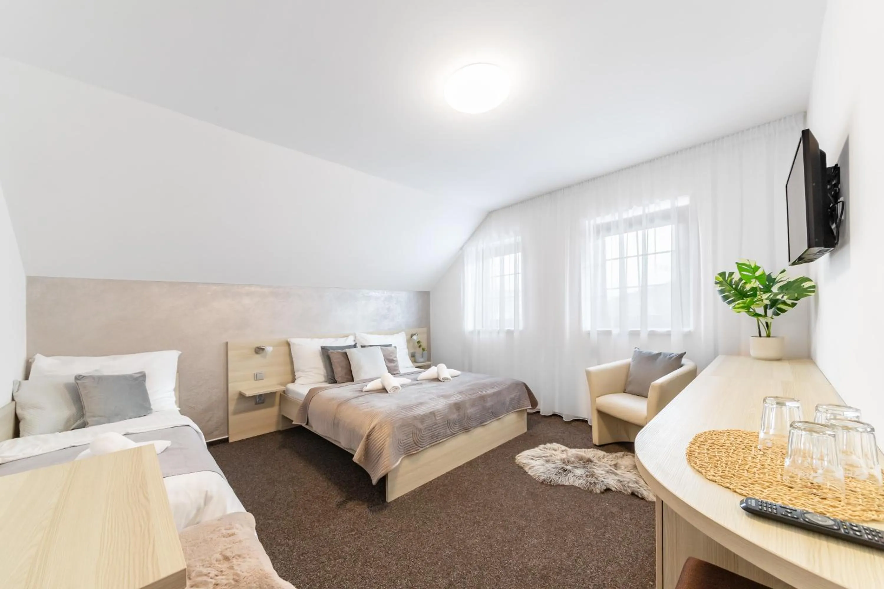 Bed in Penzion Pepovka