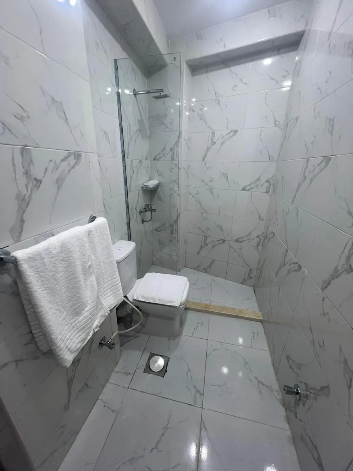 Shower in Prince Pyramids Inn