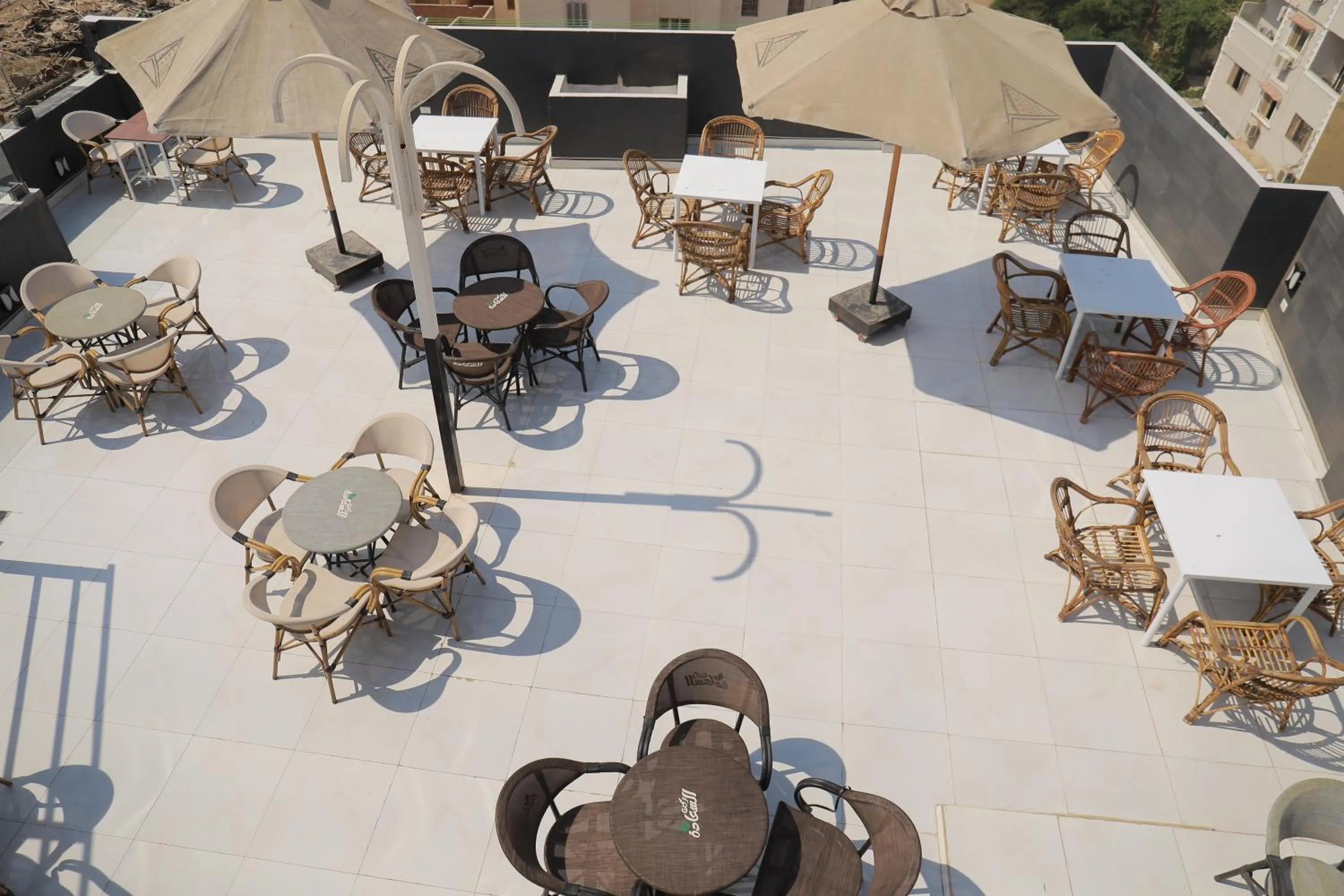 Patio in Prince Pyramids Inn