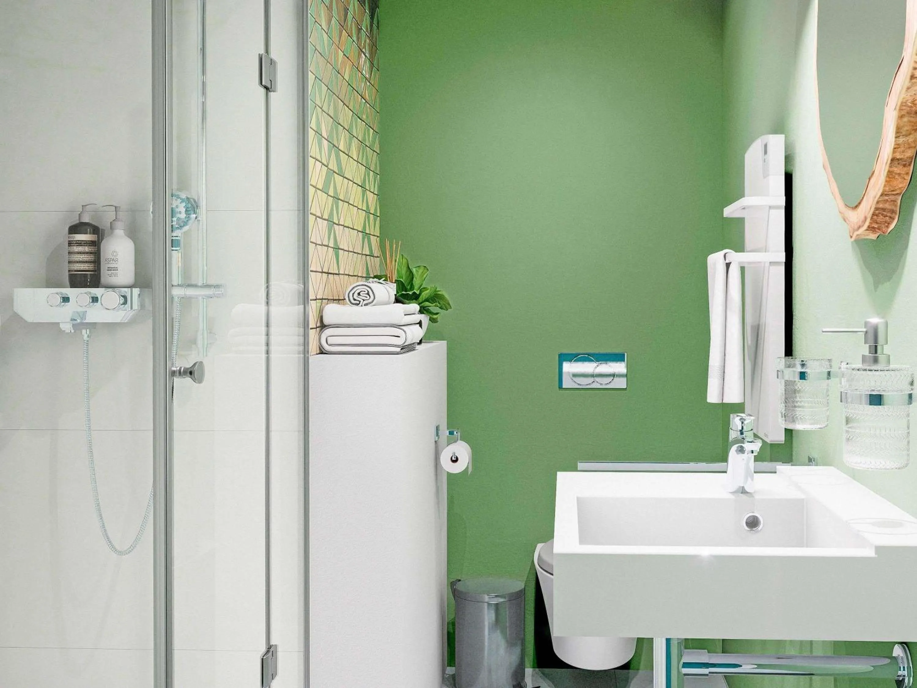 Bedroom in ibis Styles Bezons Paris La Défense