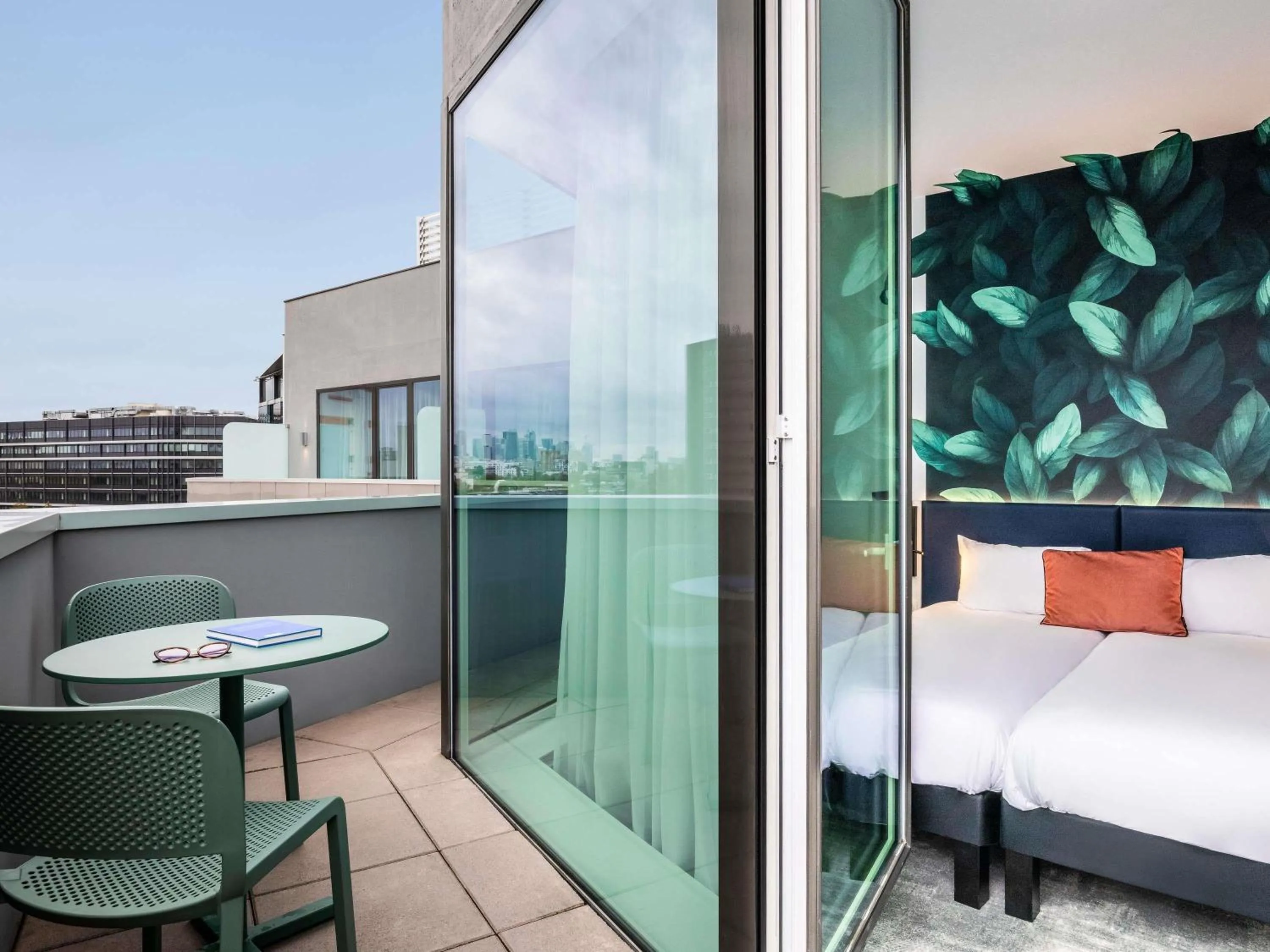 Bedroom, Bed in ibis Styles Bezons Paris La Défense