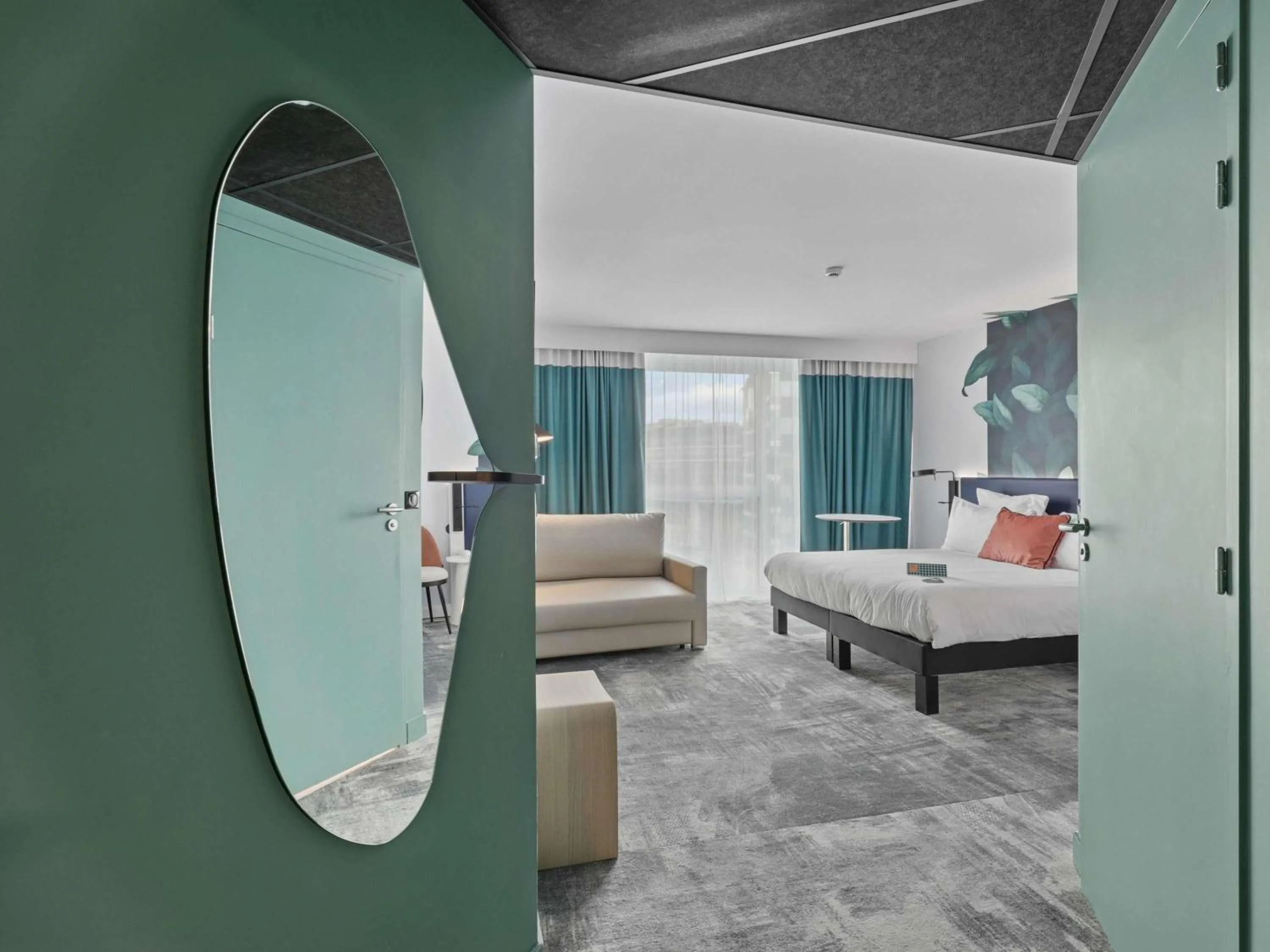 Bedroom, Bed in ibis Styles Bezons Paris La Défense