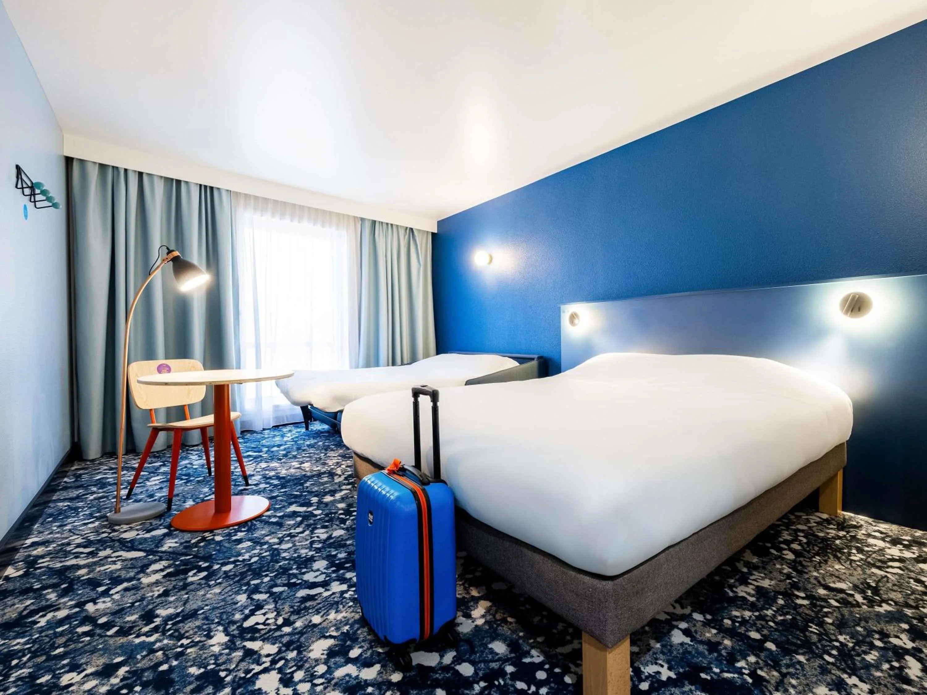 Bedroom, Bed in greet Hotel Paris 13 Porte d'Italie