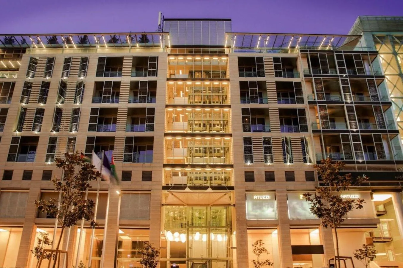 Property building in The Abdali Boulevard Hotel