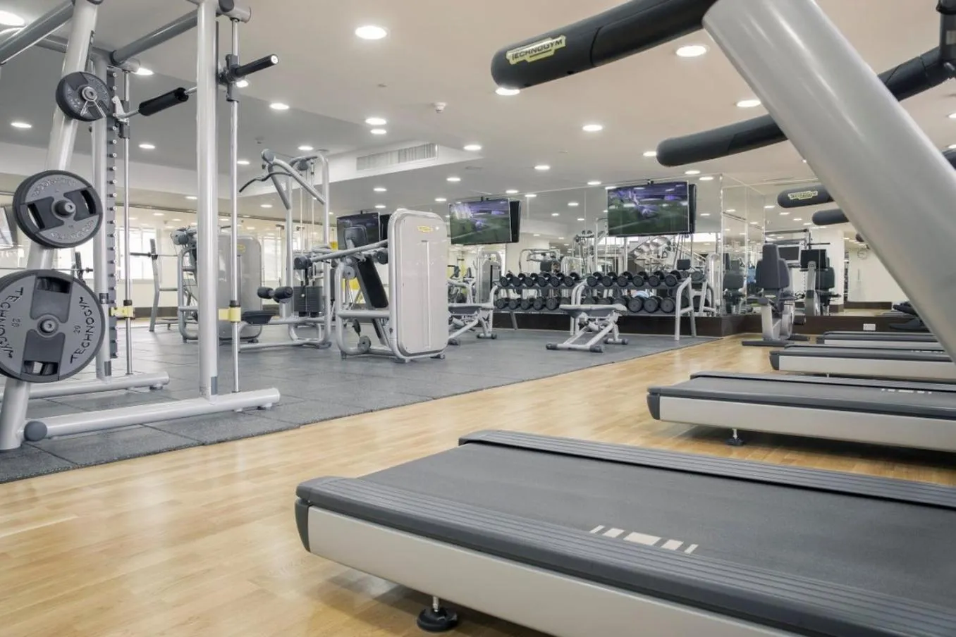 Fitness centre/facilities in The Abdali Boulevard Hotel