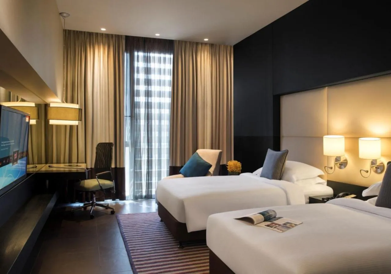 Bedroom, Bed in The Abdali Boulevard Hotel