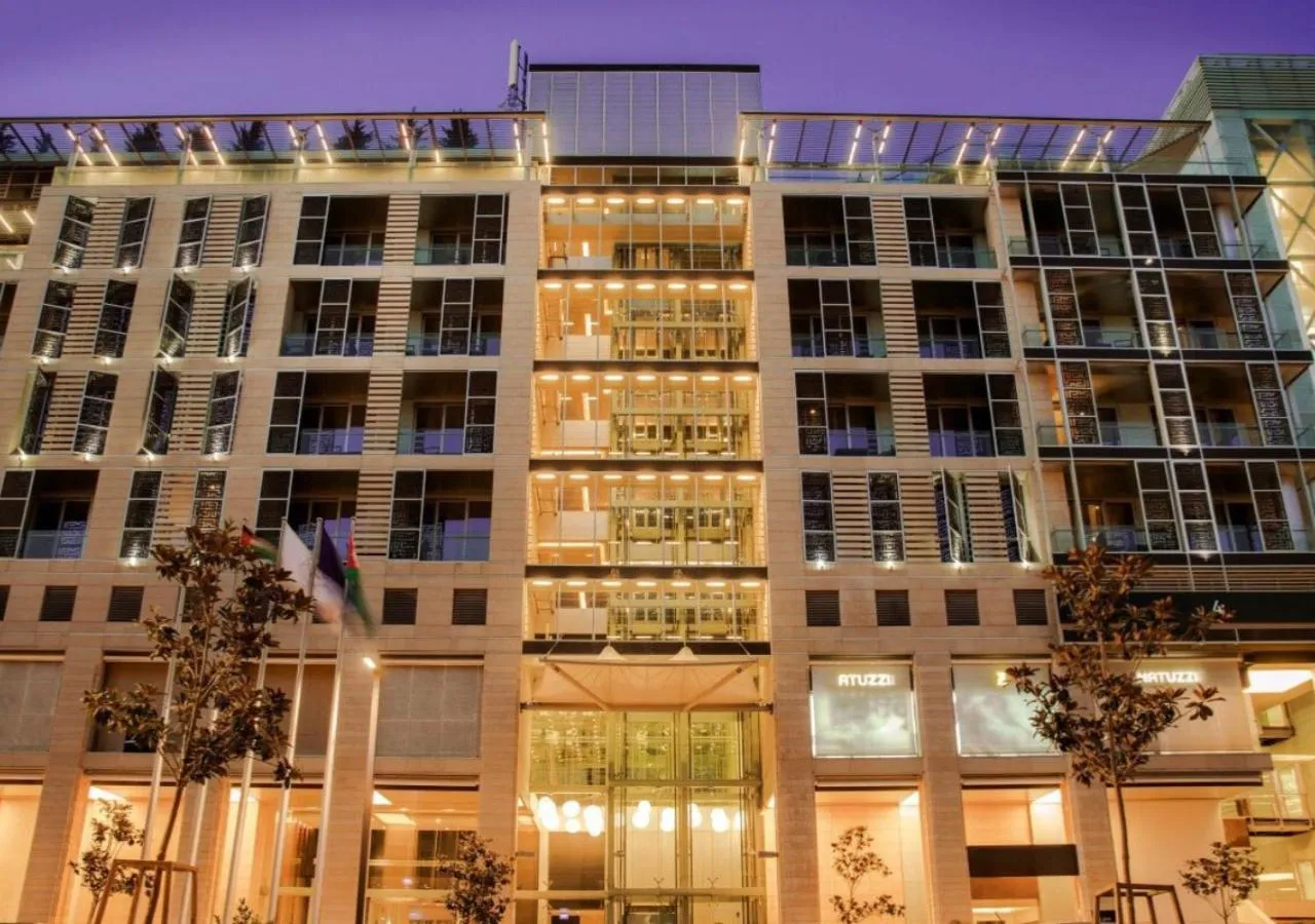 Facade/entrance in The Abdali Boulevard Hotel