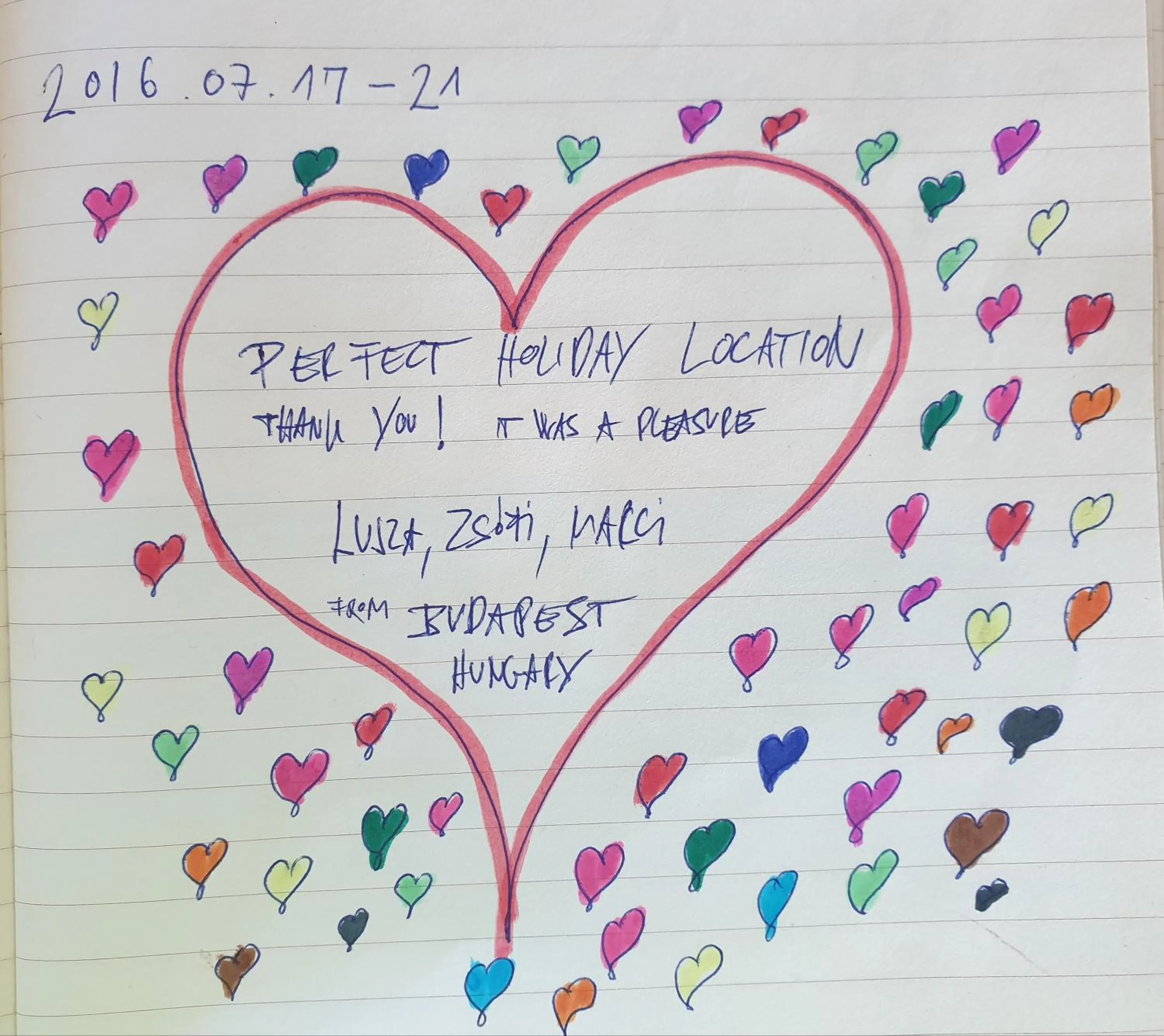 Text overlay in Casa Mafalda