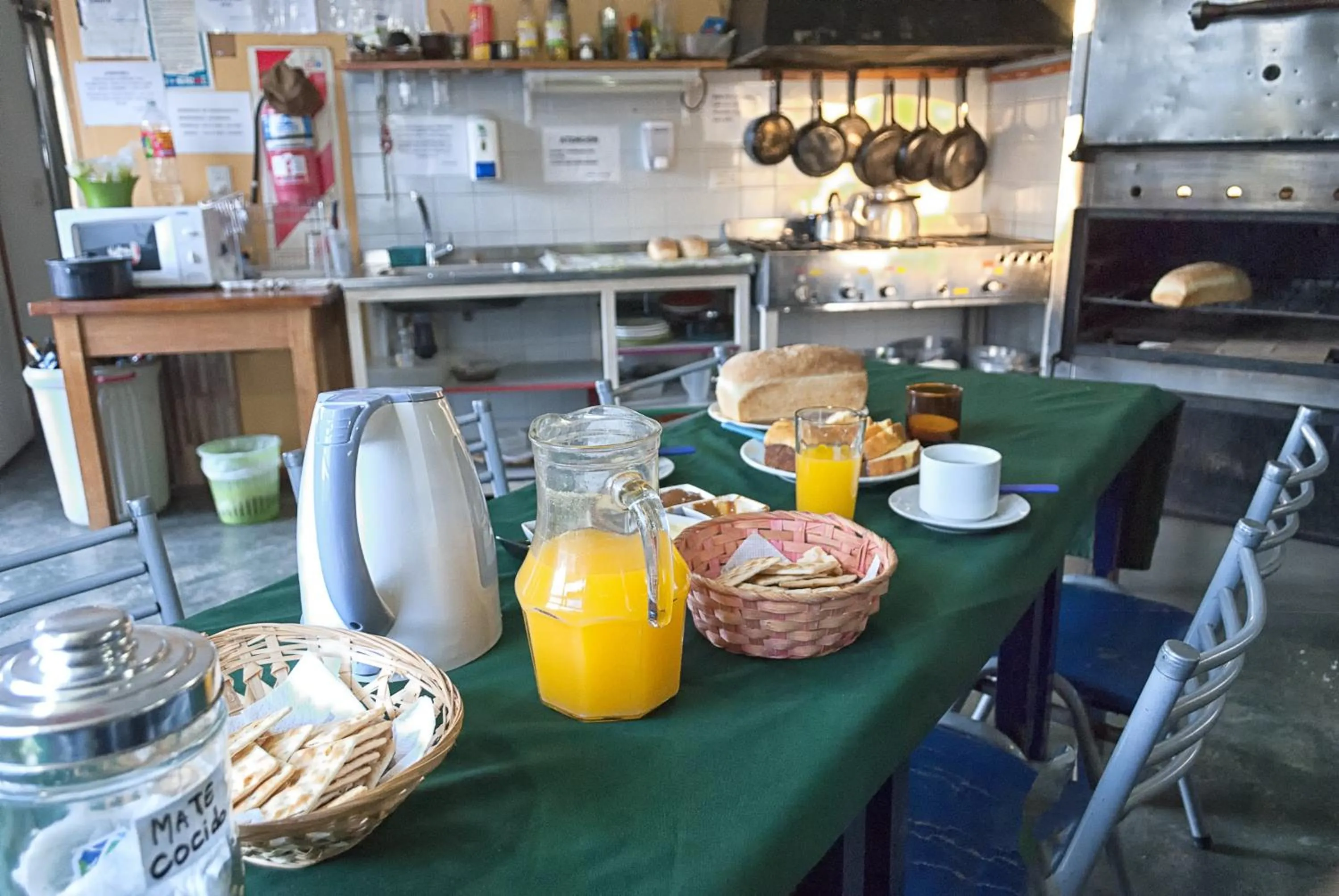 Breakfast in Hostel Los Cormoranes