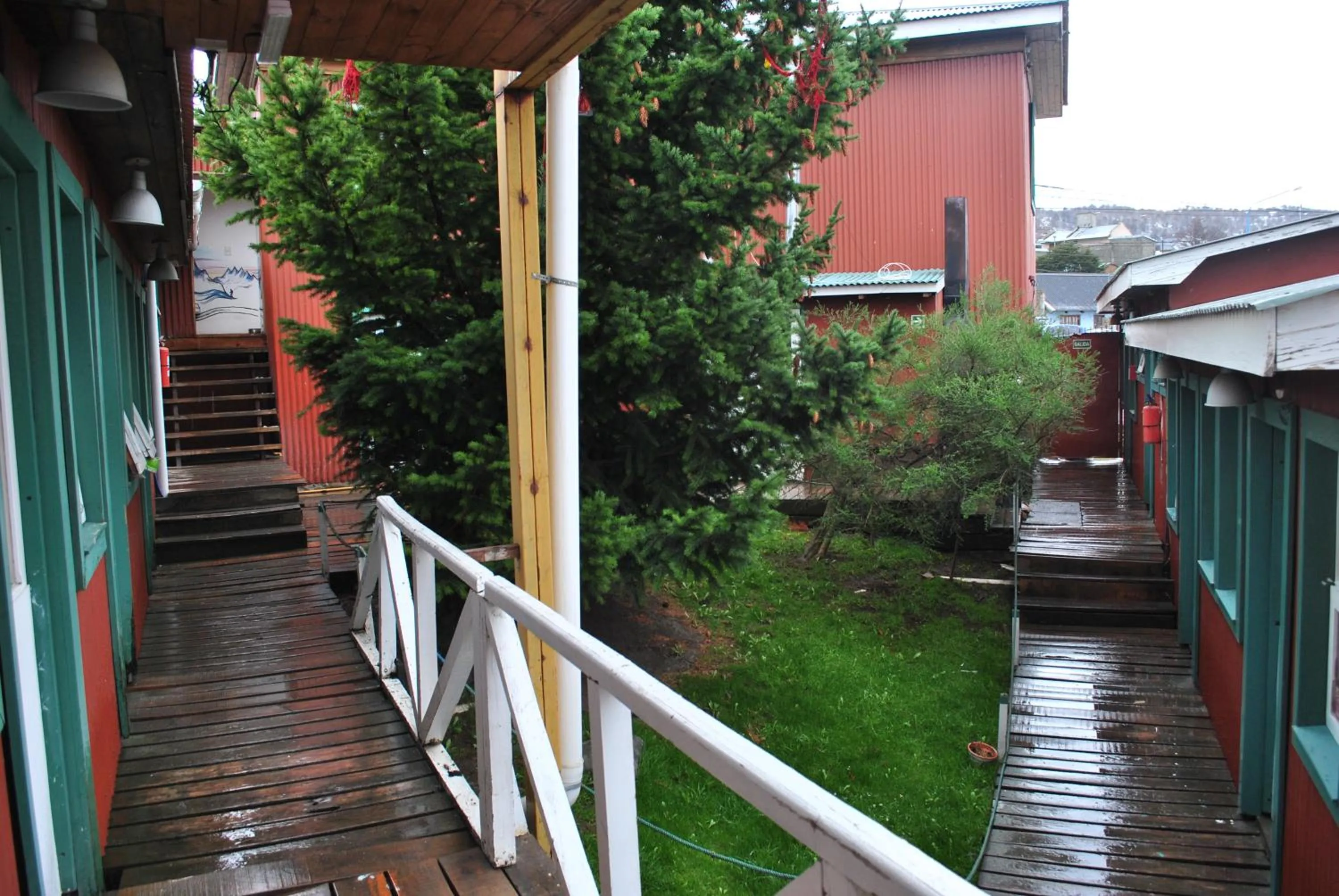 Patio in Hostel Los Cormoranes