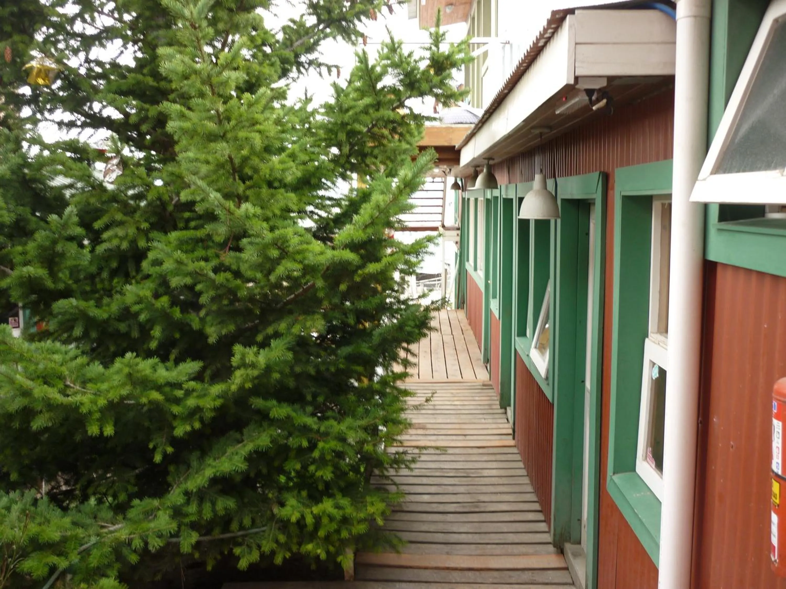 Facade/entrance in Hostel Los Cormoranes