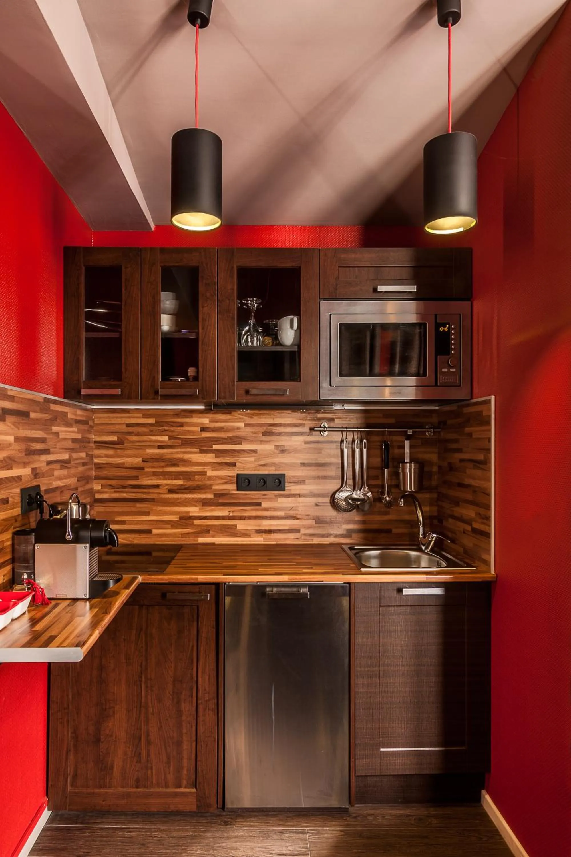 Kitchen or kitchenette in Le 84 Sainte-Cath'