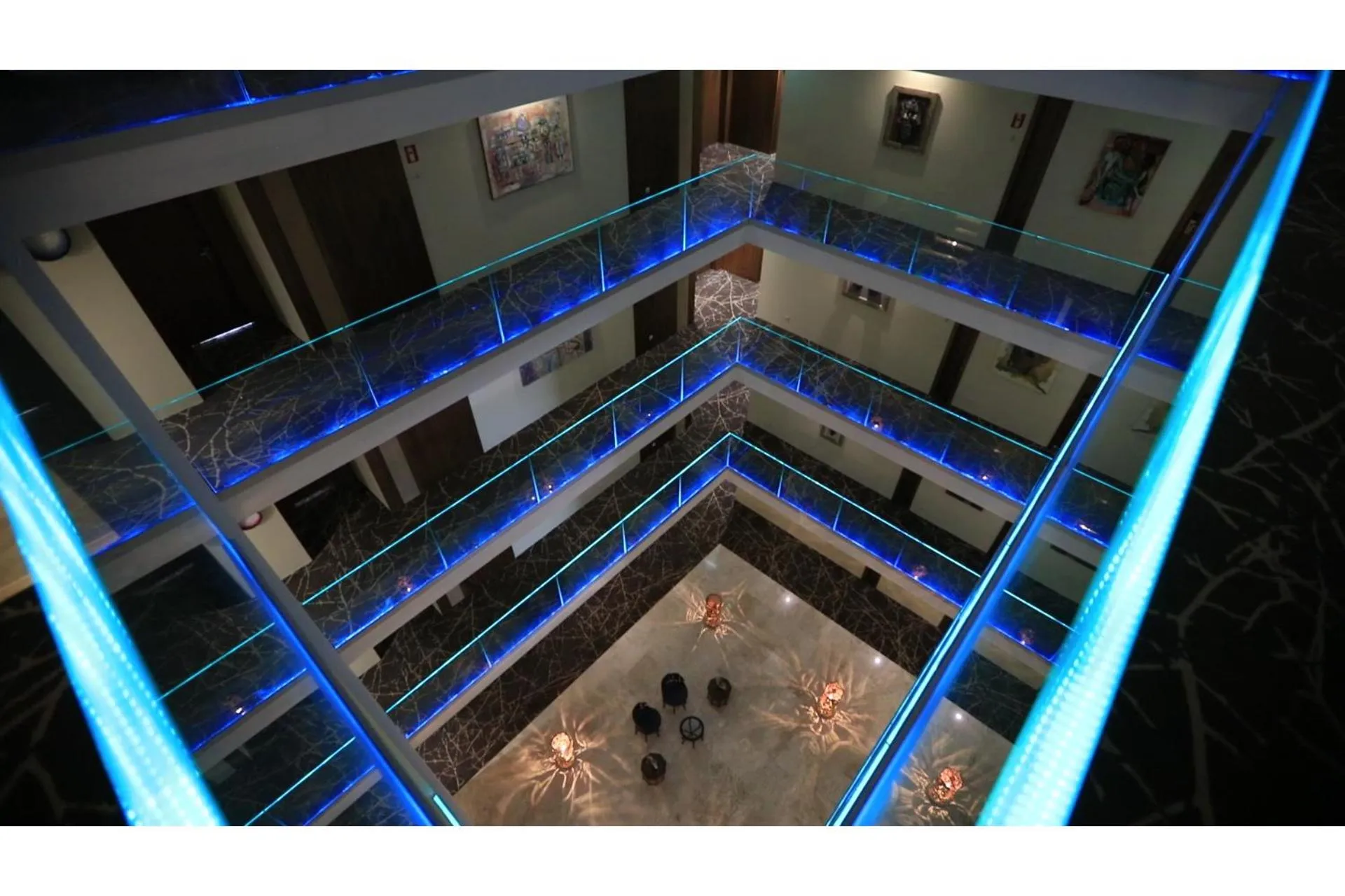 Decorative detail in Afrin Prestige Hotel