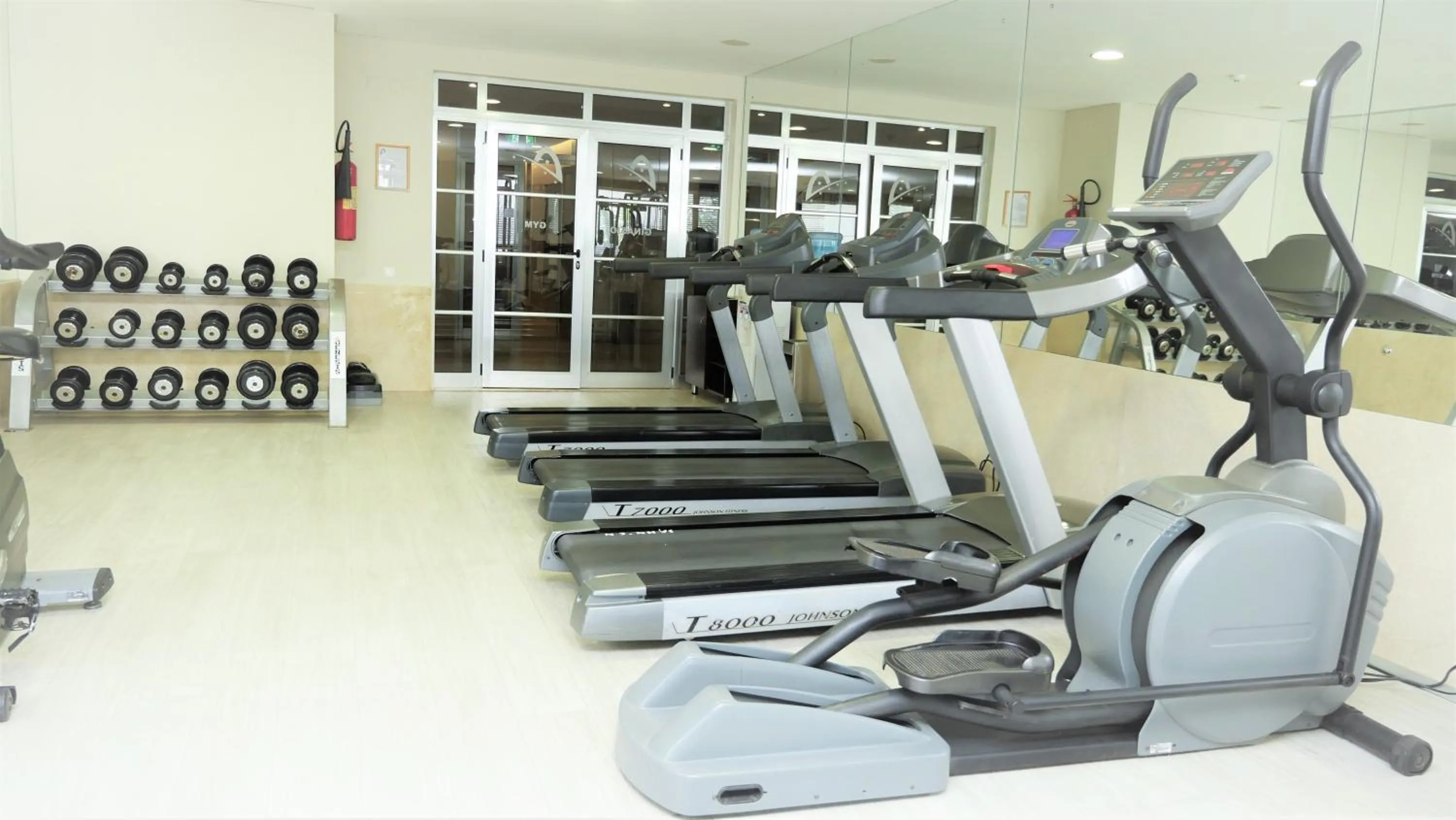 Fitness centre/facilities in Afrin Prestige Hotel