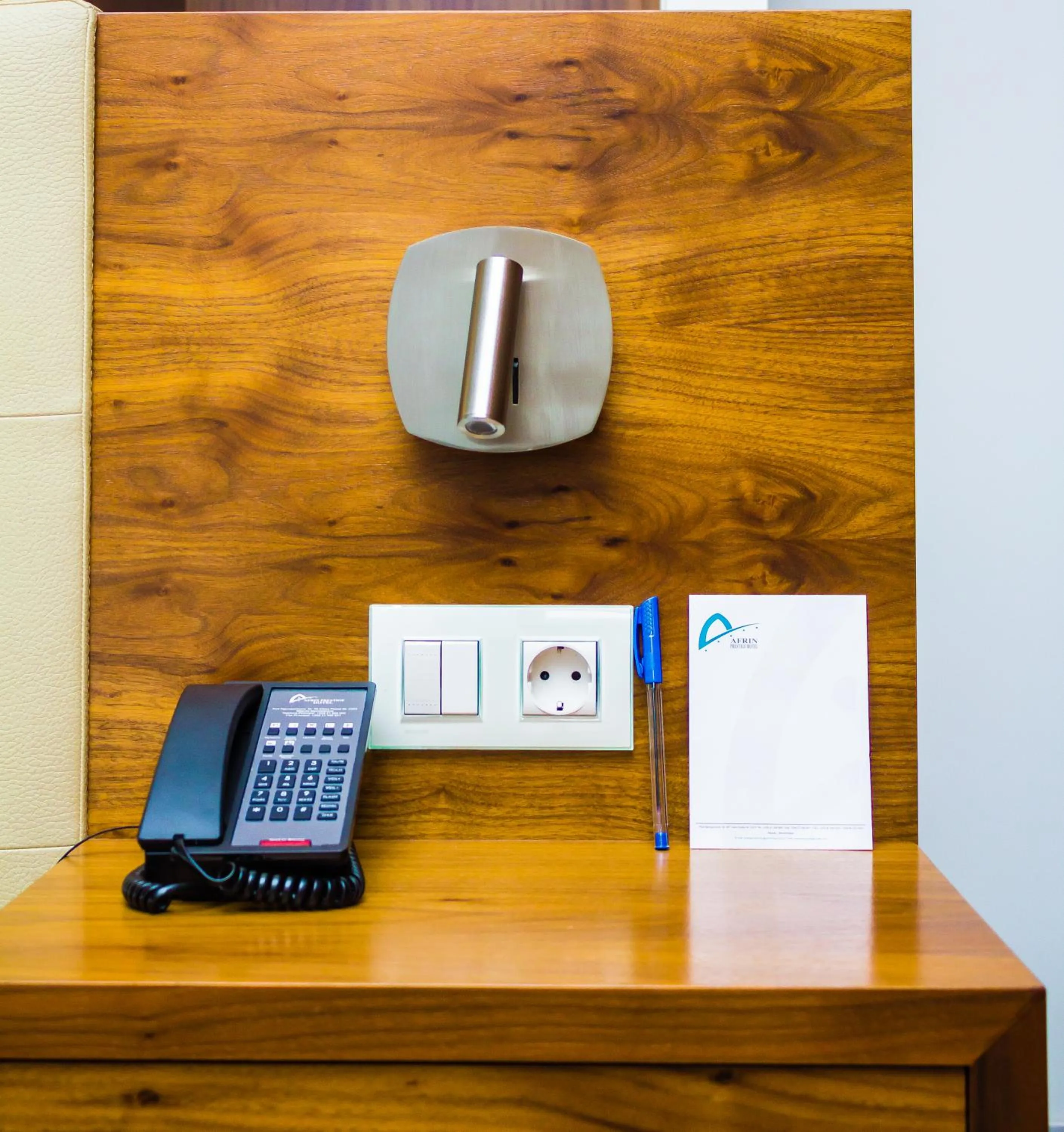 Bed in Afrin Prestige Hotel