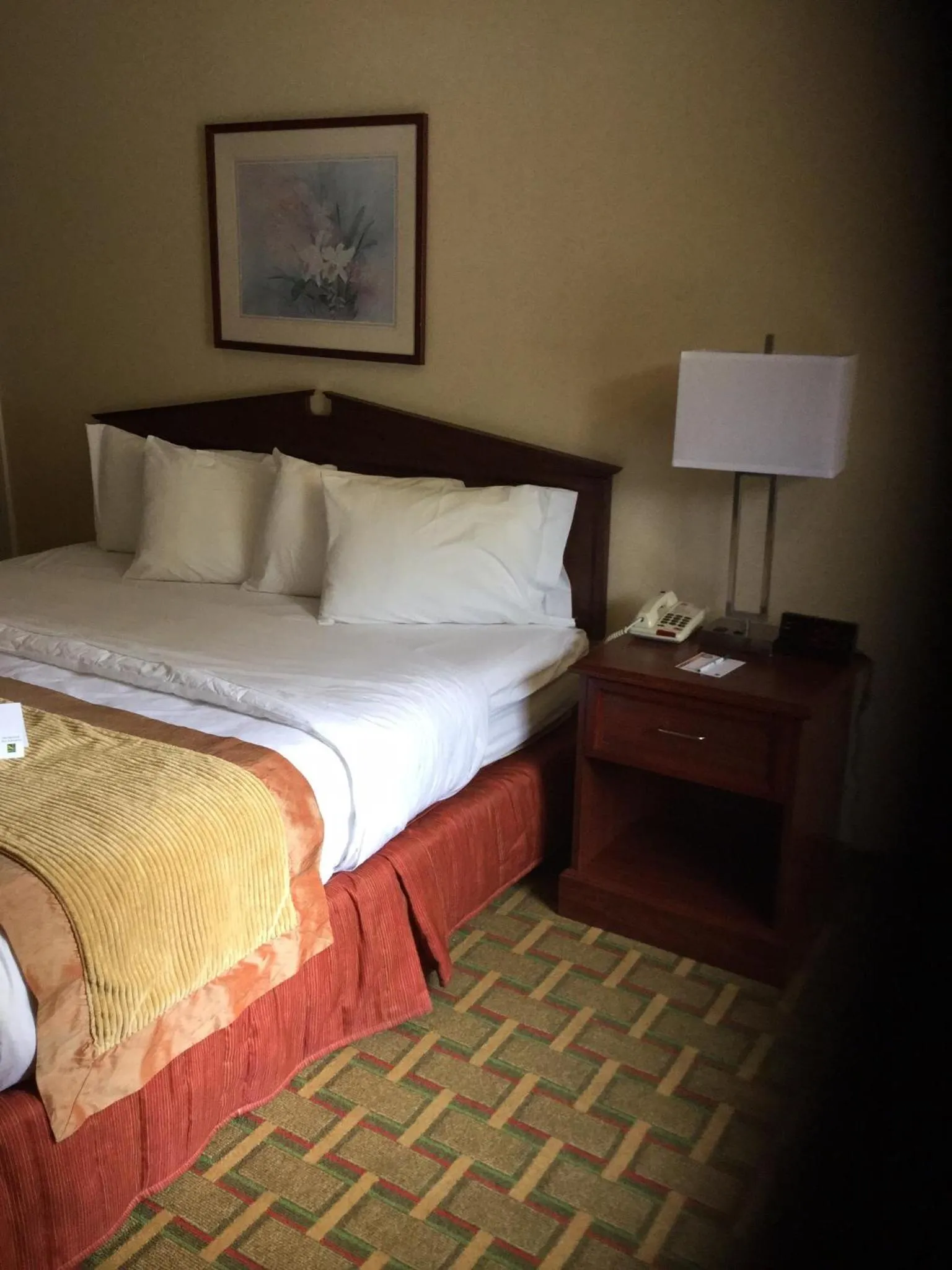 Bed in Quality Inn Hartwell