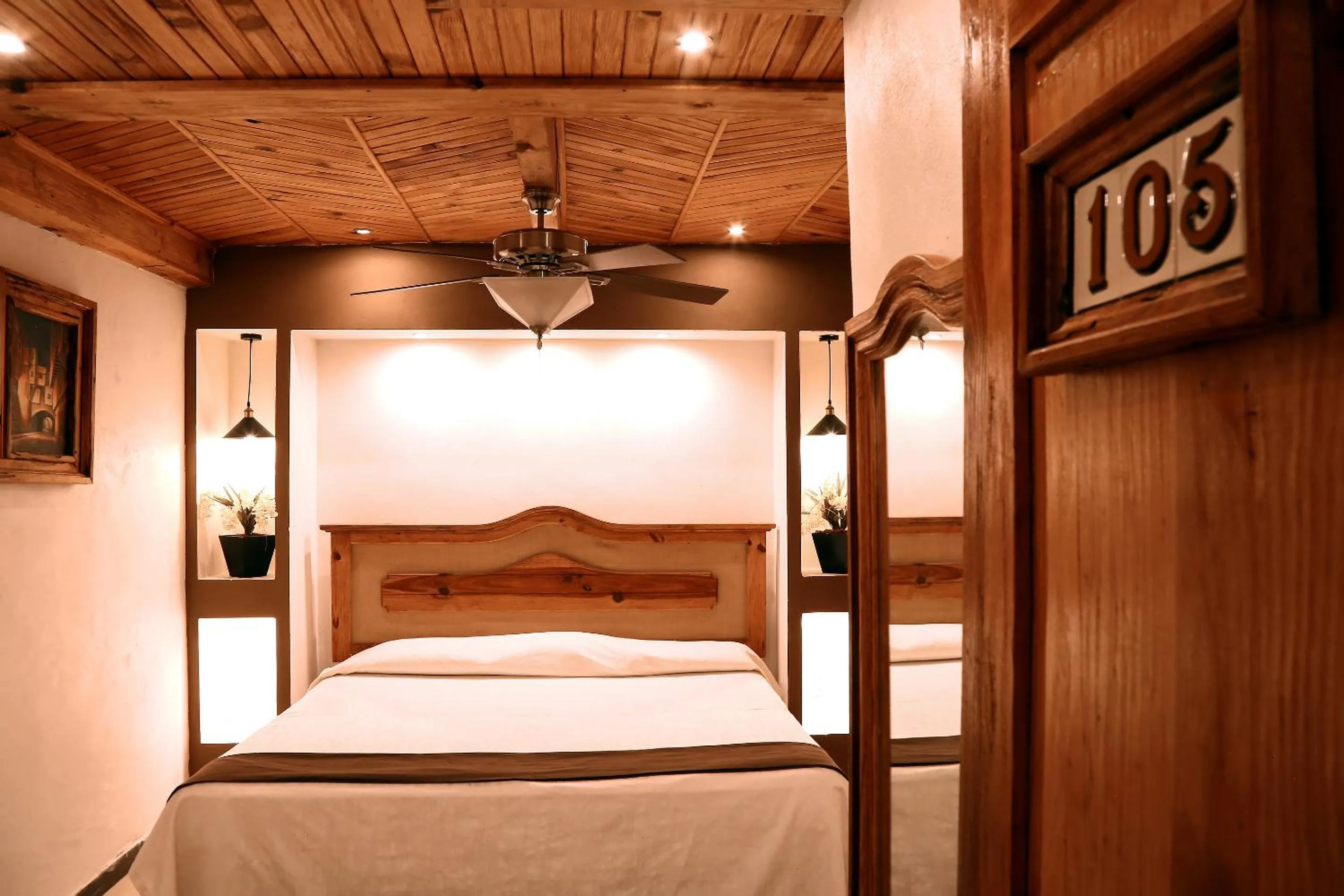 Bed in Meson de Juan Valle