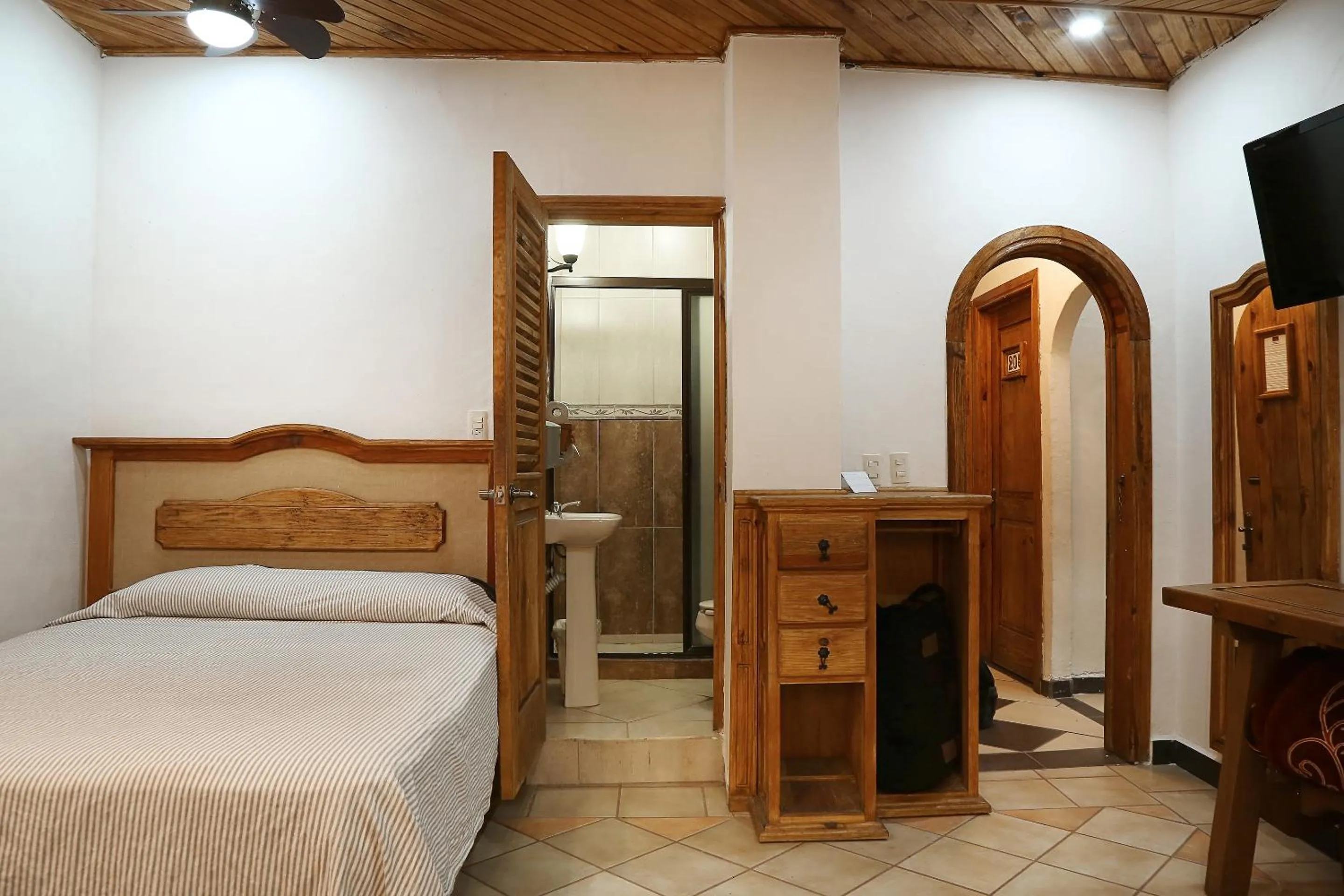 Bed in Meson de Juan Valle