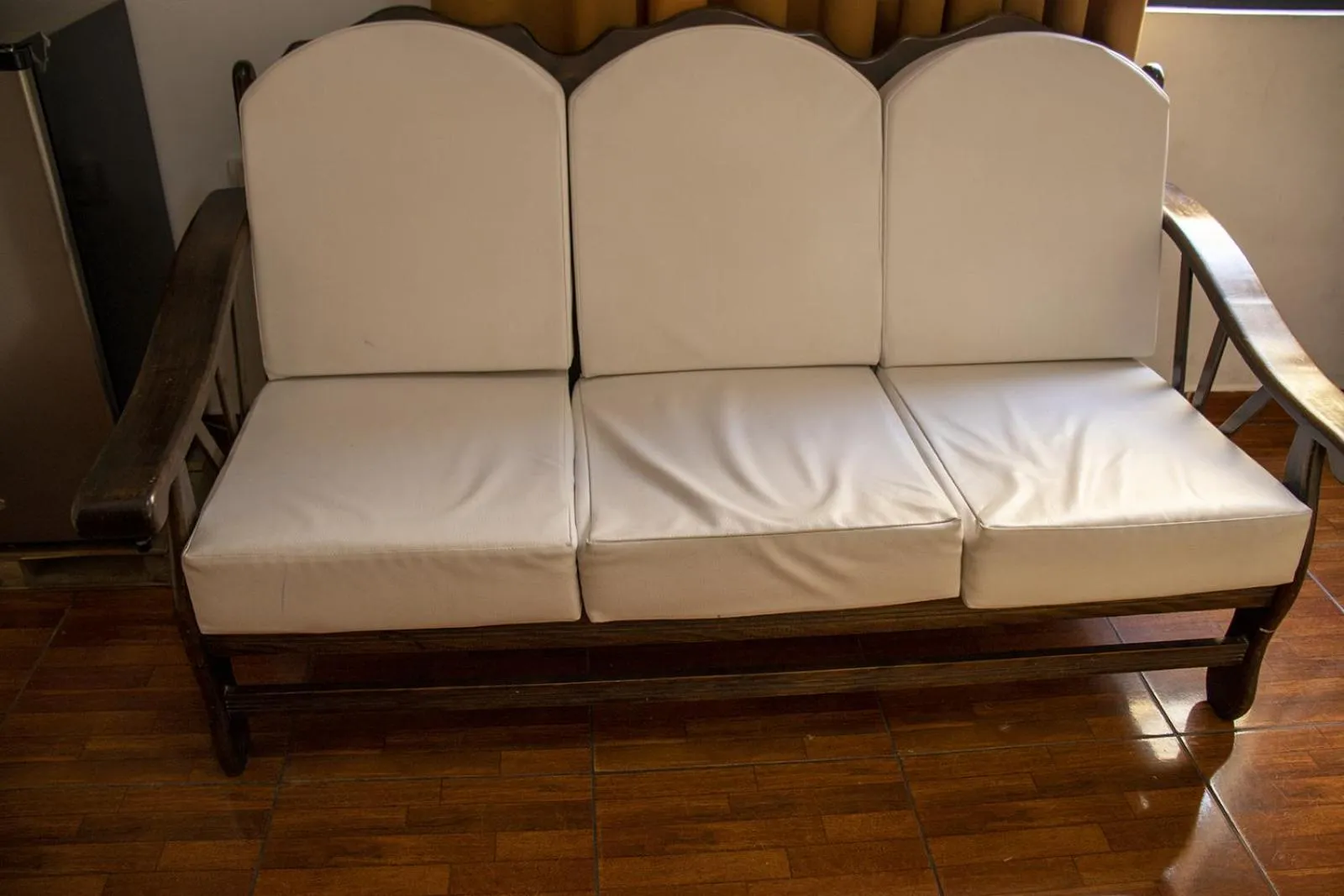 Seating area in Plaza Mayor Lima