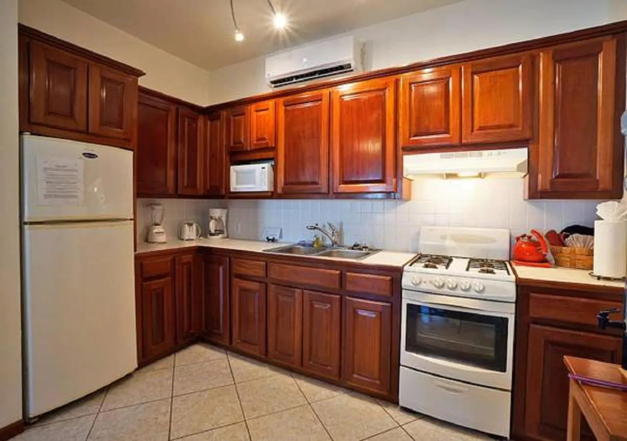 Kitchen or kitchenette in Cocotal Inn and Cabanas