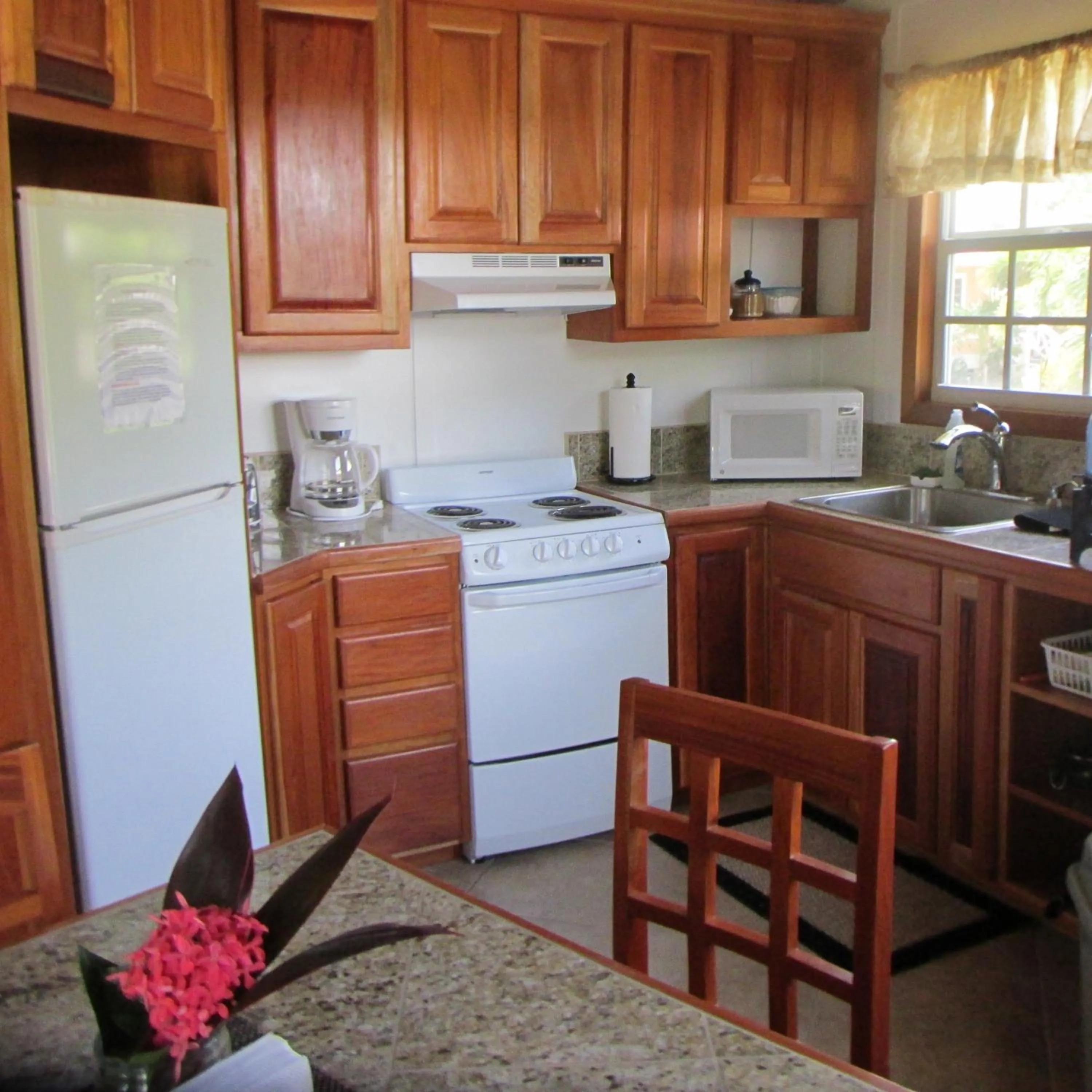 Kitchen or kitchenette in Cocotal Inn and Cabanas