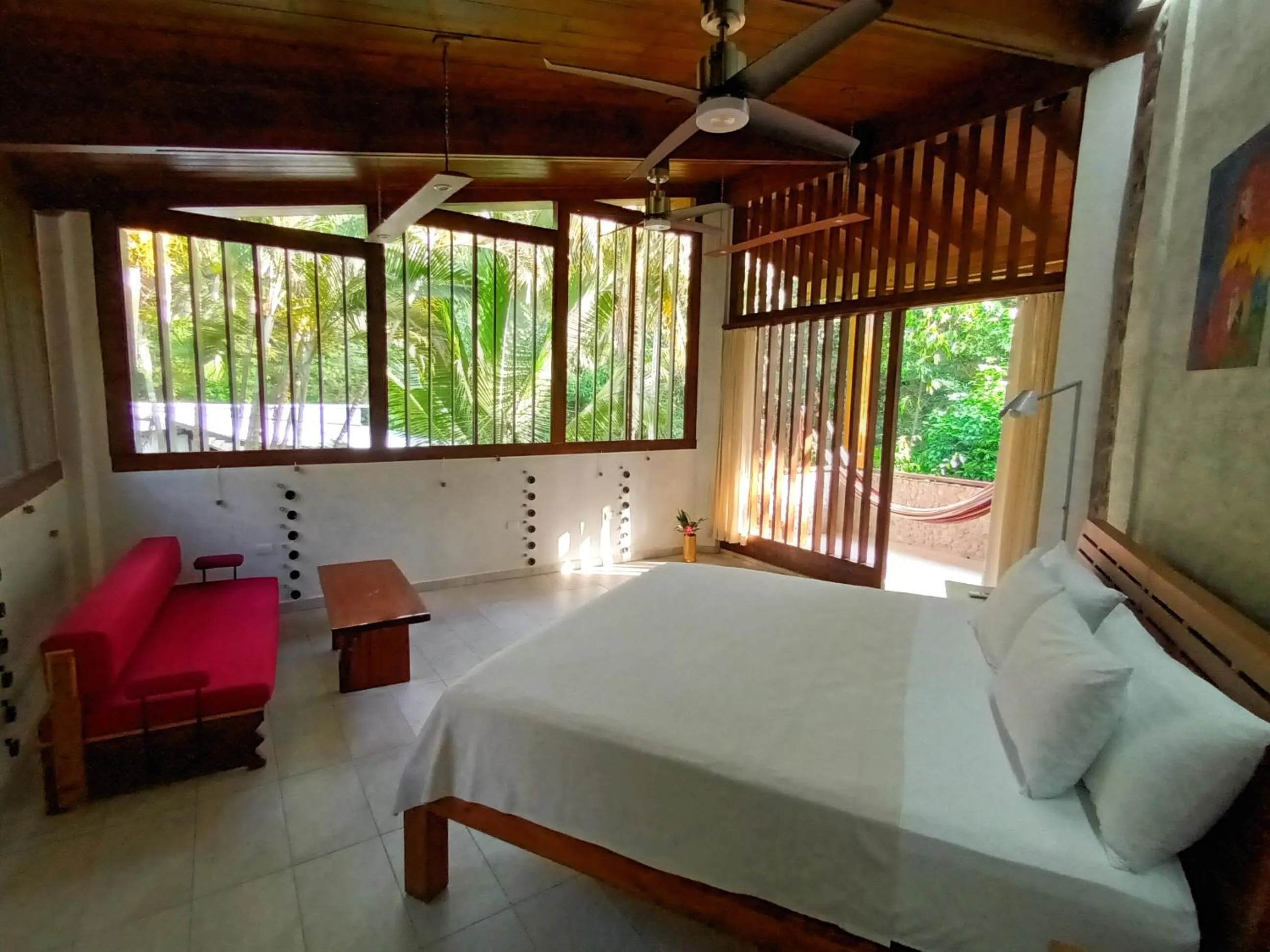 Bedroom, Bed in Omega Tours Eco-Jungle Lodge