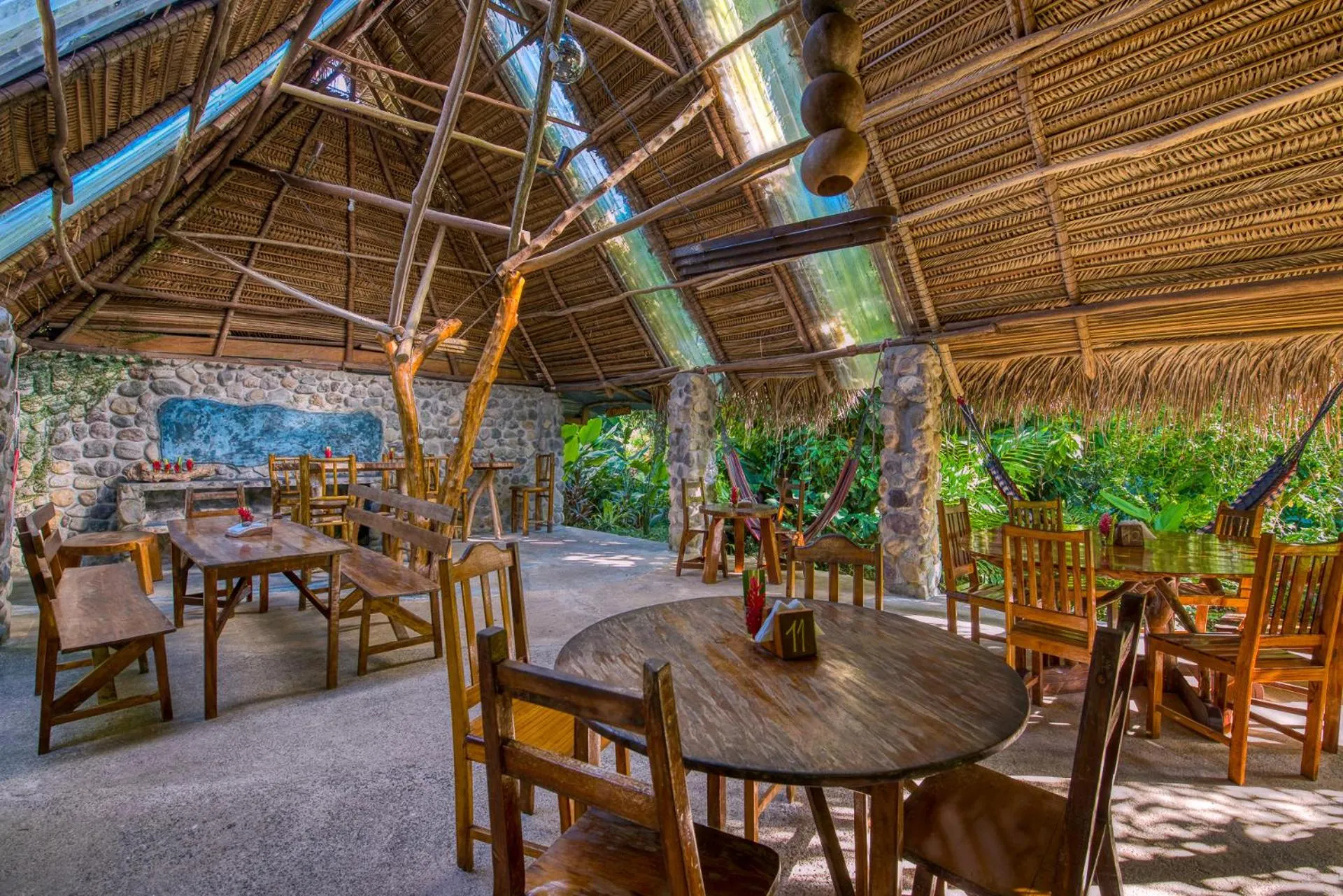 Restaurant/places to eat in Omega Tours Eco-Jungle Lodge