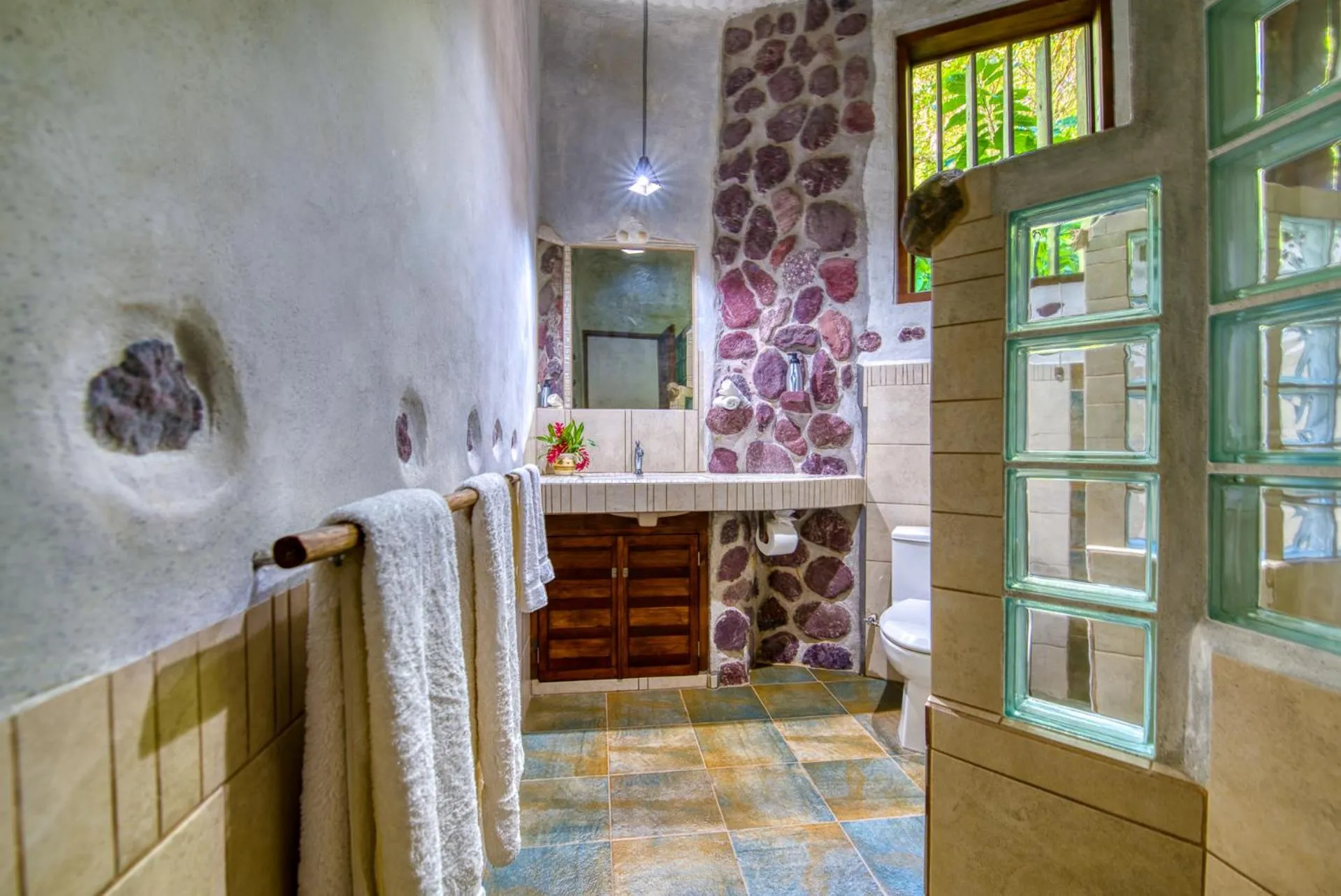 Steam room in Omega Tours Eco-Jungle Lodge