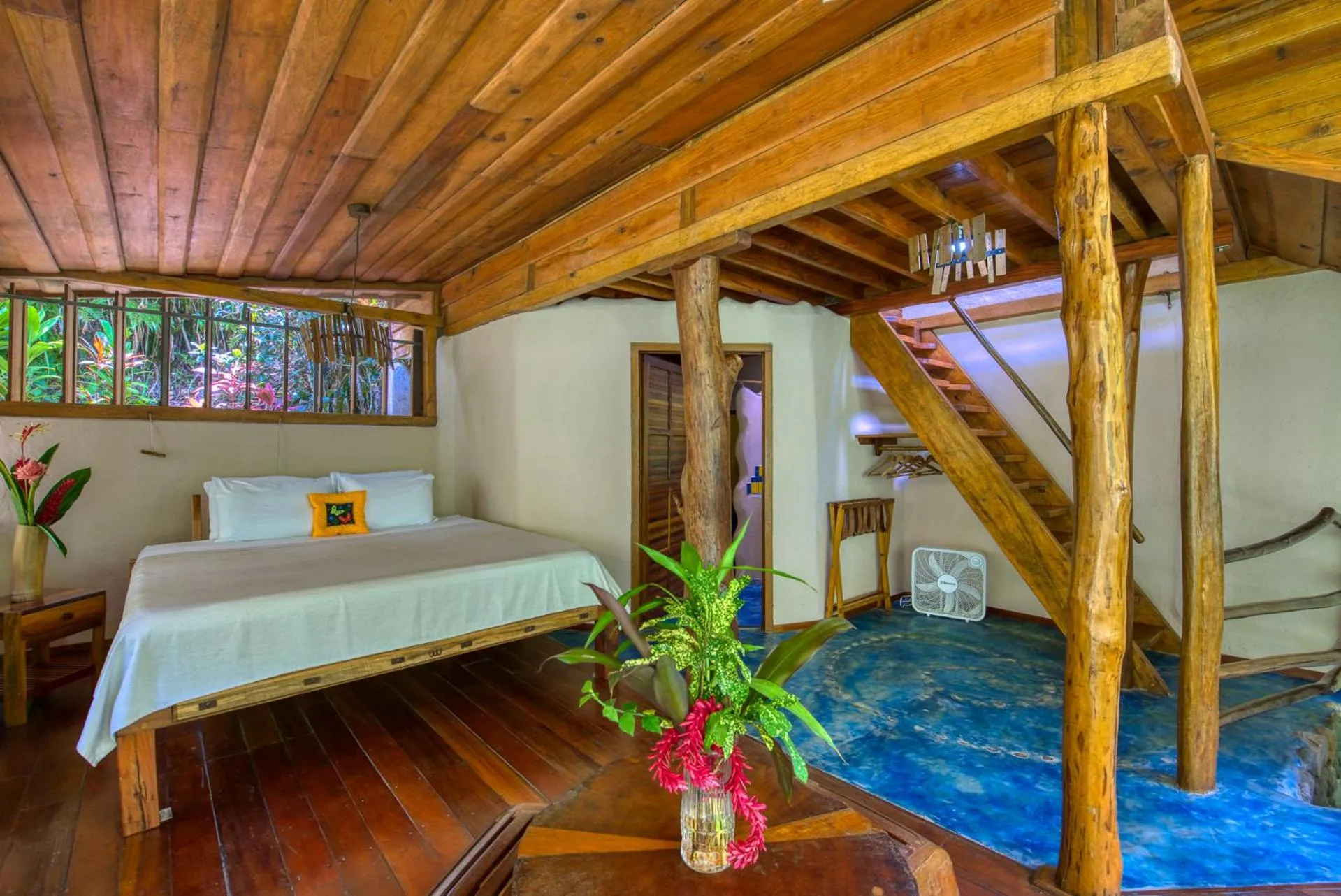 Bedroom, Bed in Omega Tours Eco-Jungle Lodge