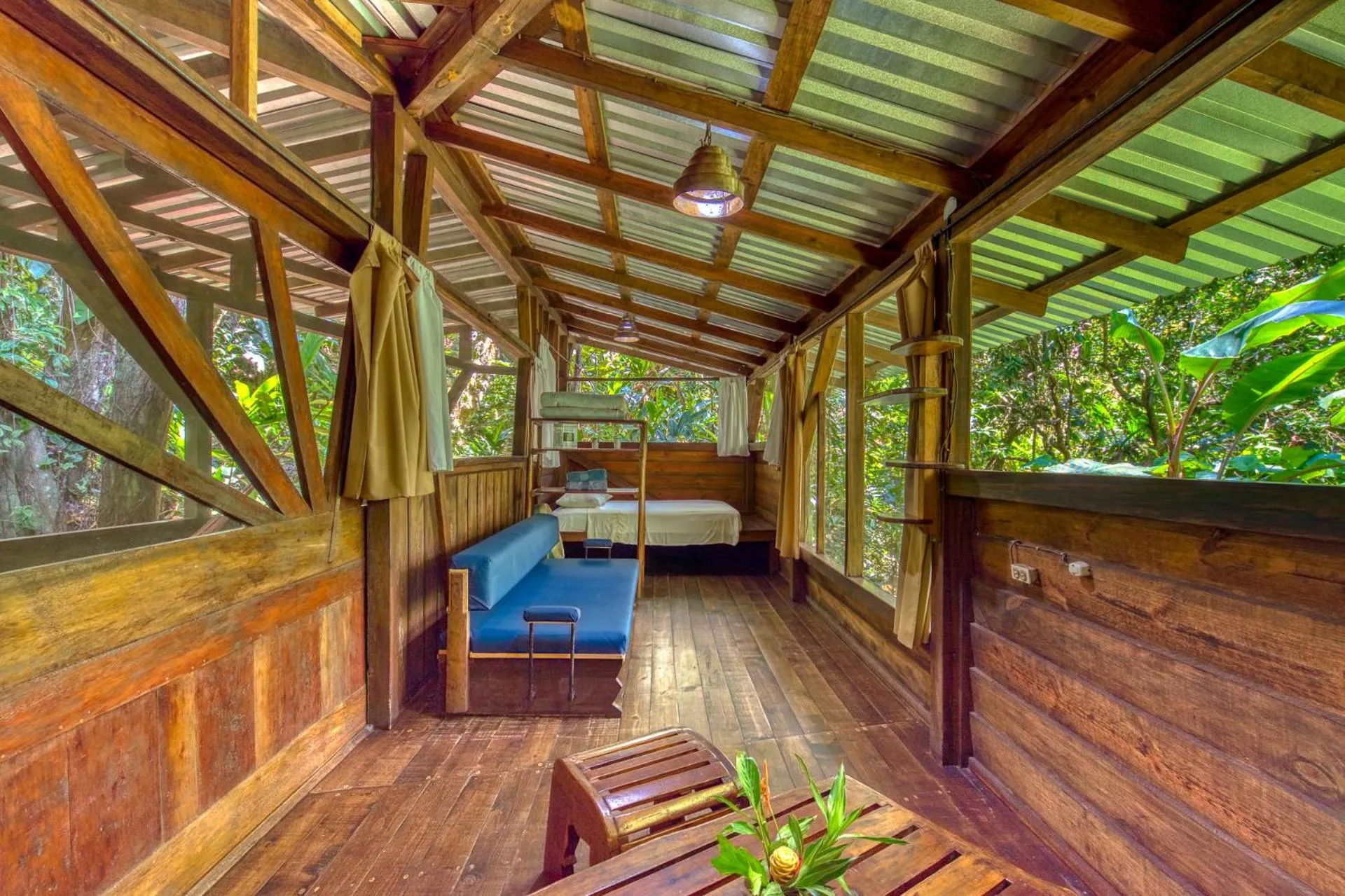 Seating area in Omega Tours Eco-Jungle Lodge