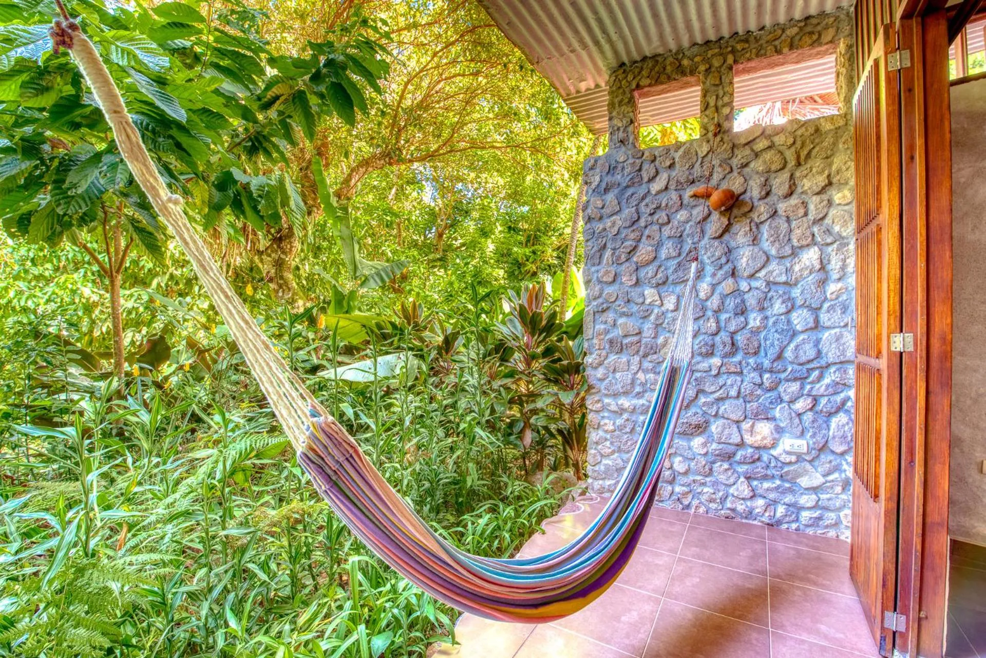 Patio in Omega Tours Eco-Jungle Lodge