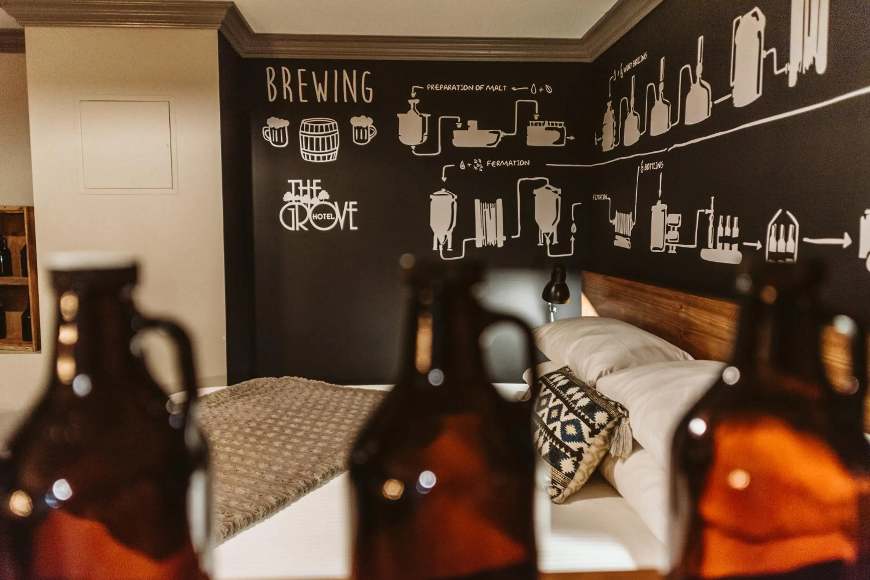 Decorative detail in The Grove Hotel