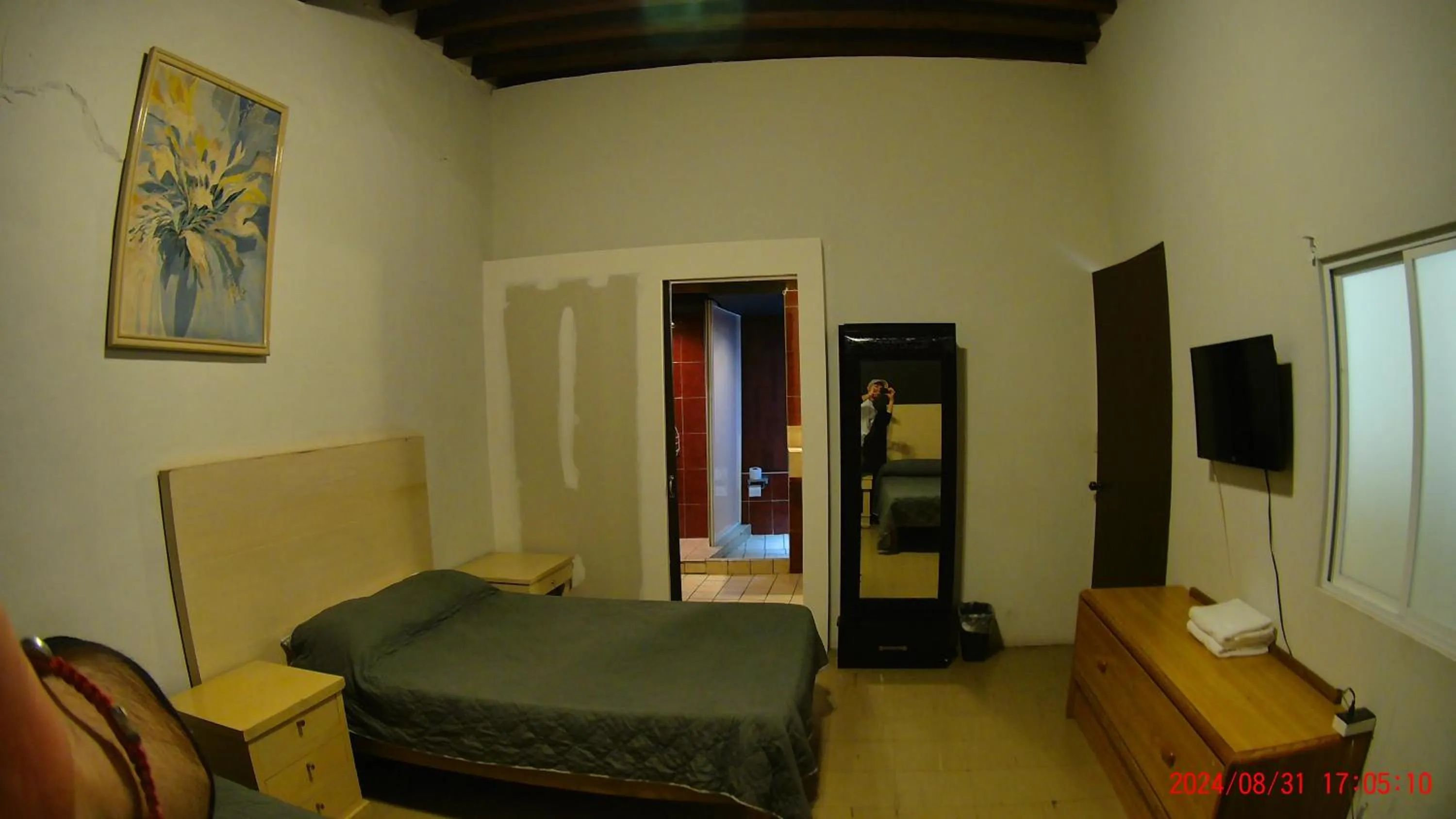 Bed in Hotel Casona del Truco