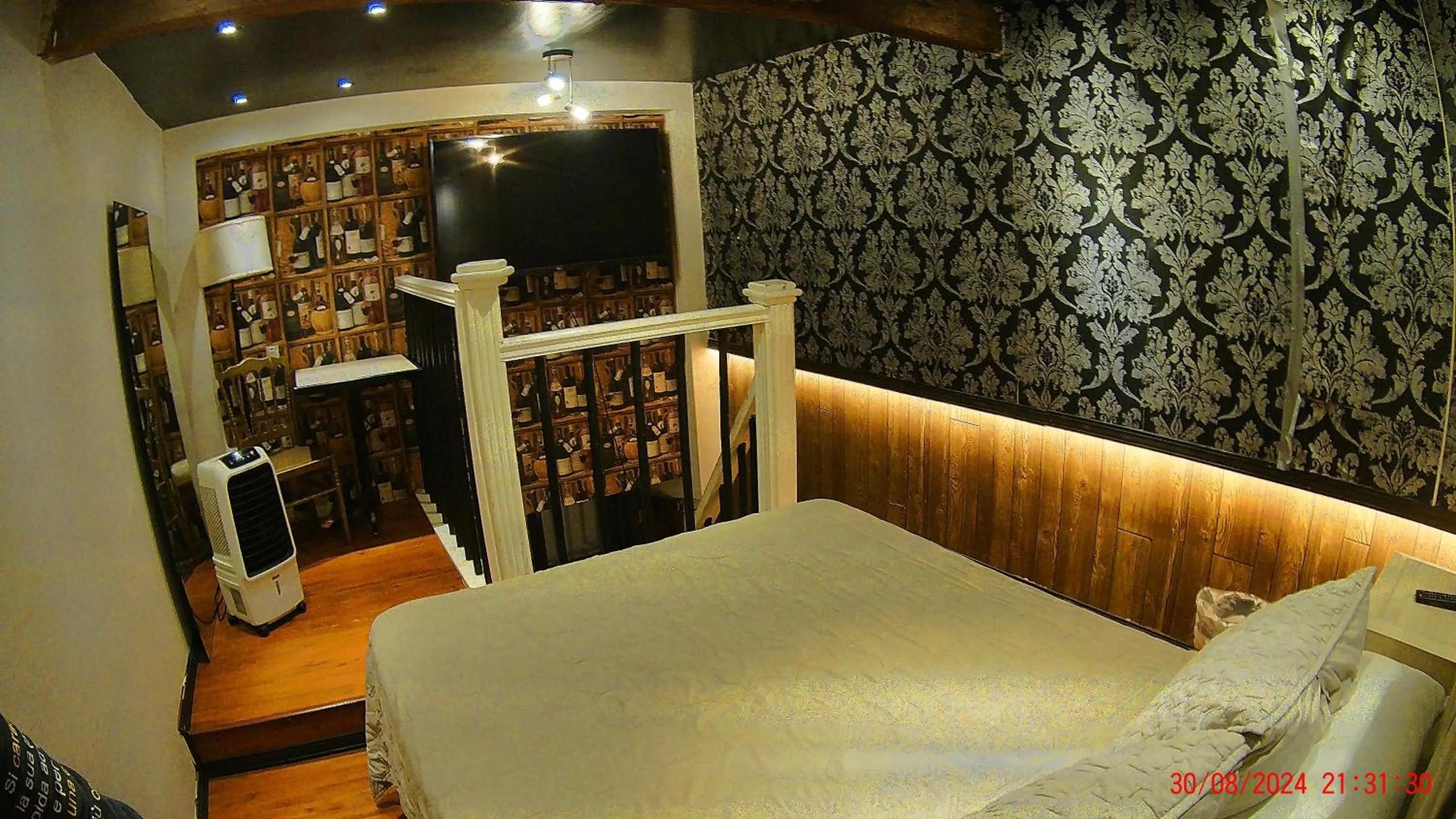 Bed in Hotel Casona del Truco