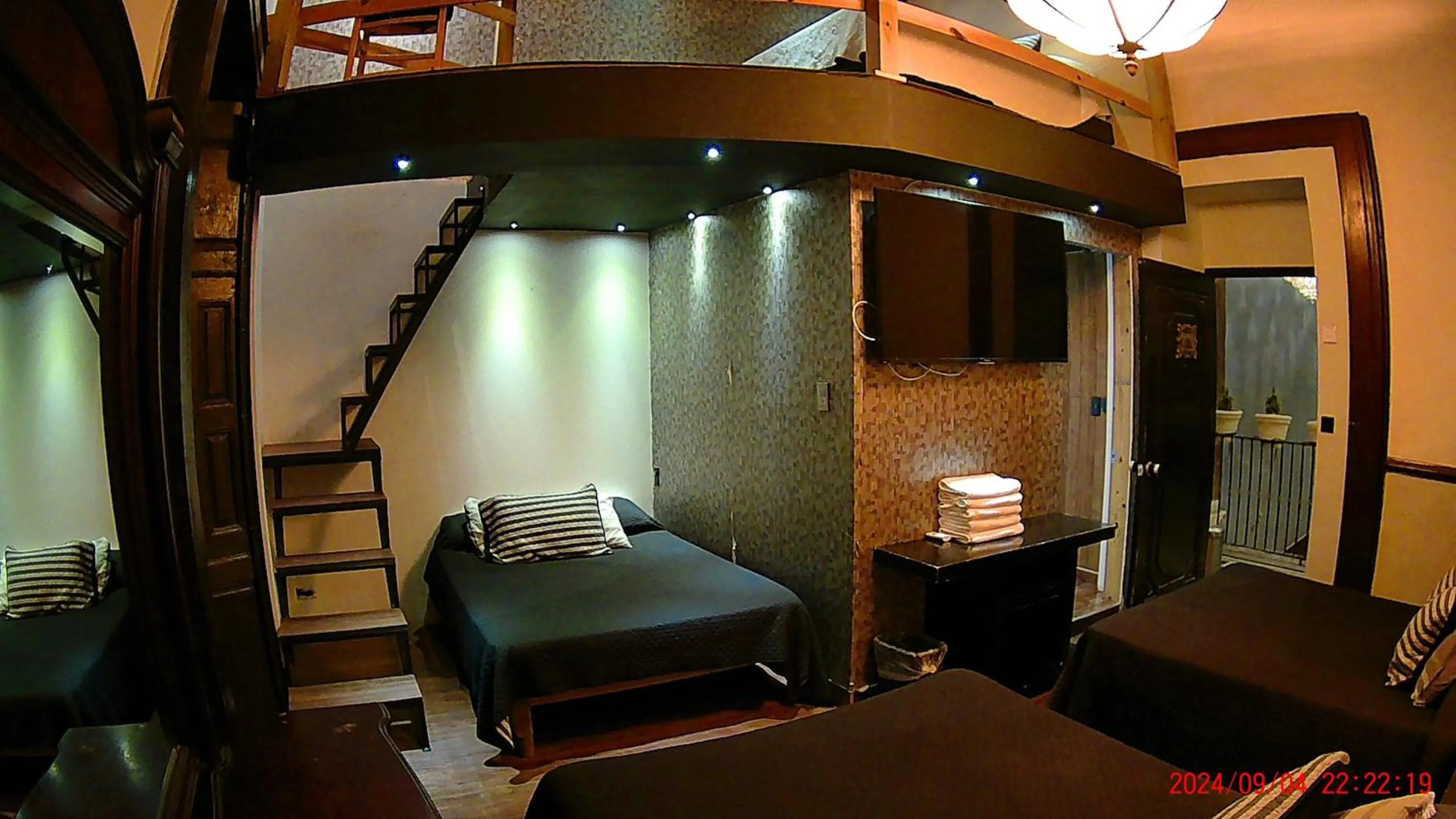 Bed in Hotel Casona del Truco