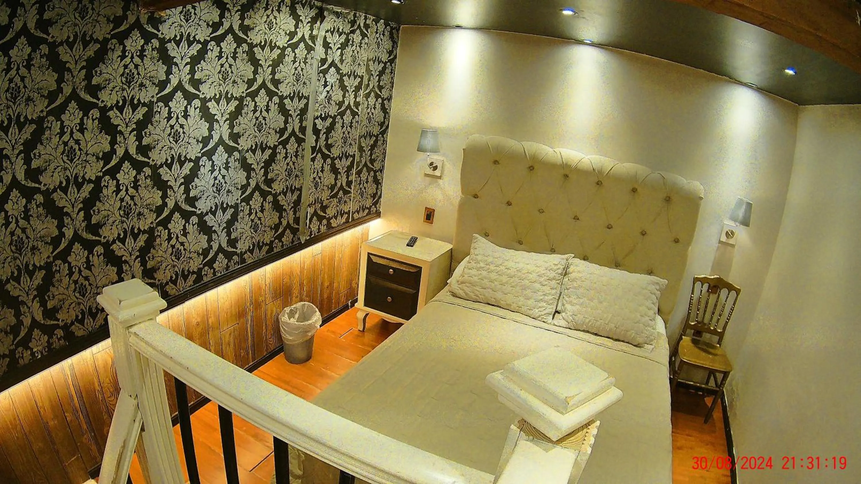 Bed in Hotel Casona del Truco