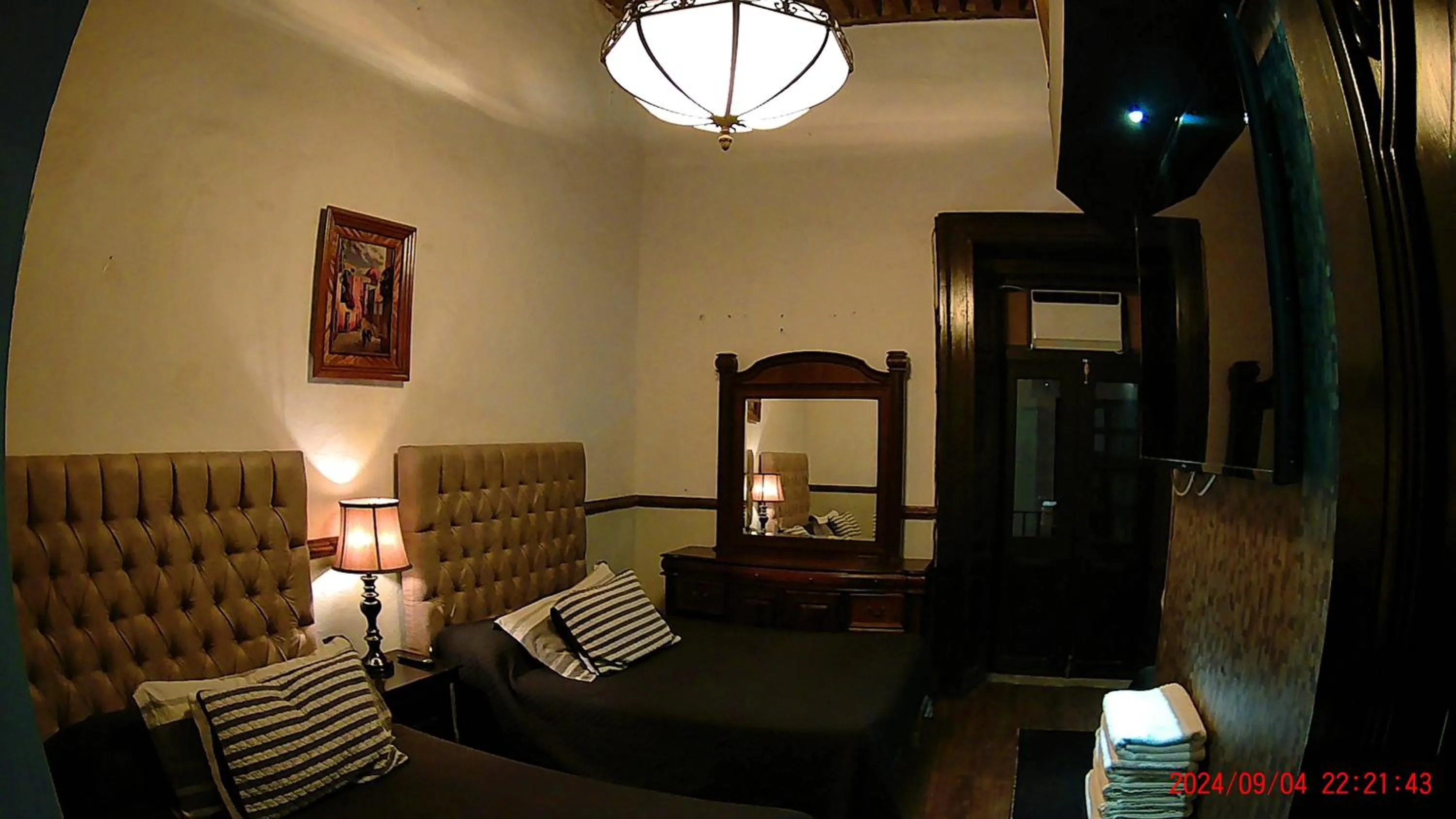 Bed in Hotel Casona del Truco