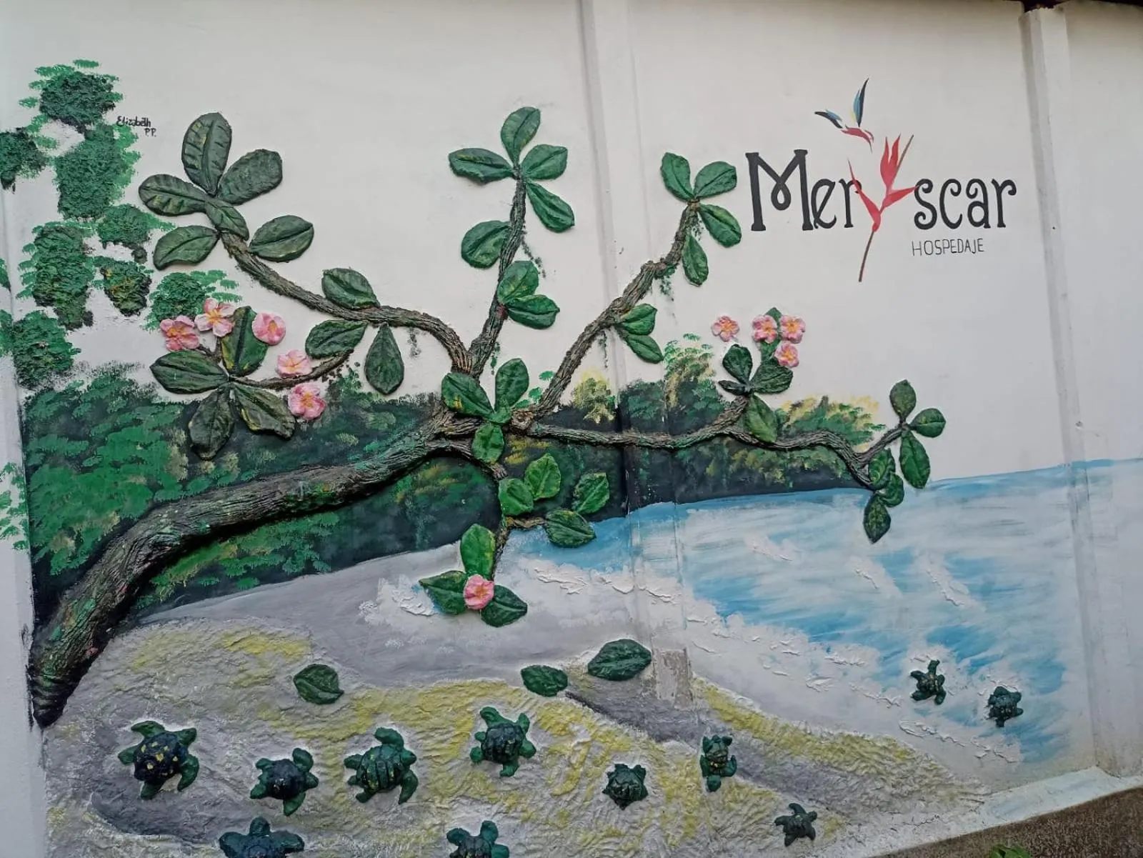 Patio in Hospedaje Meryscar