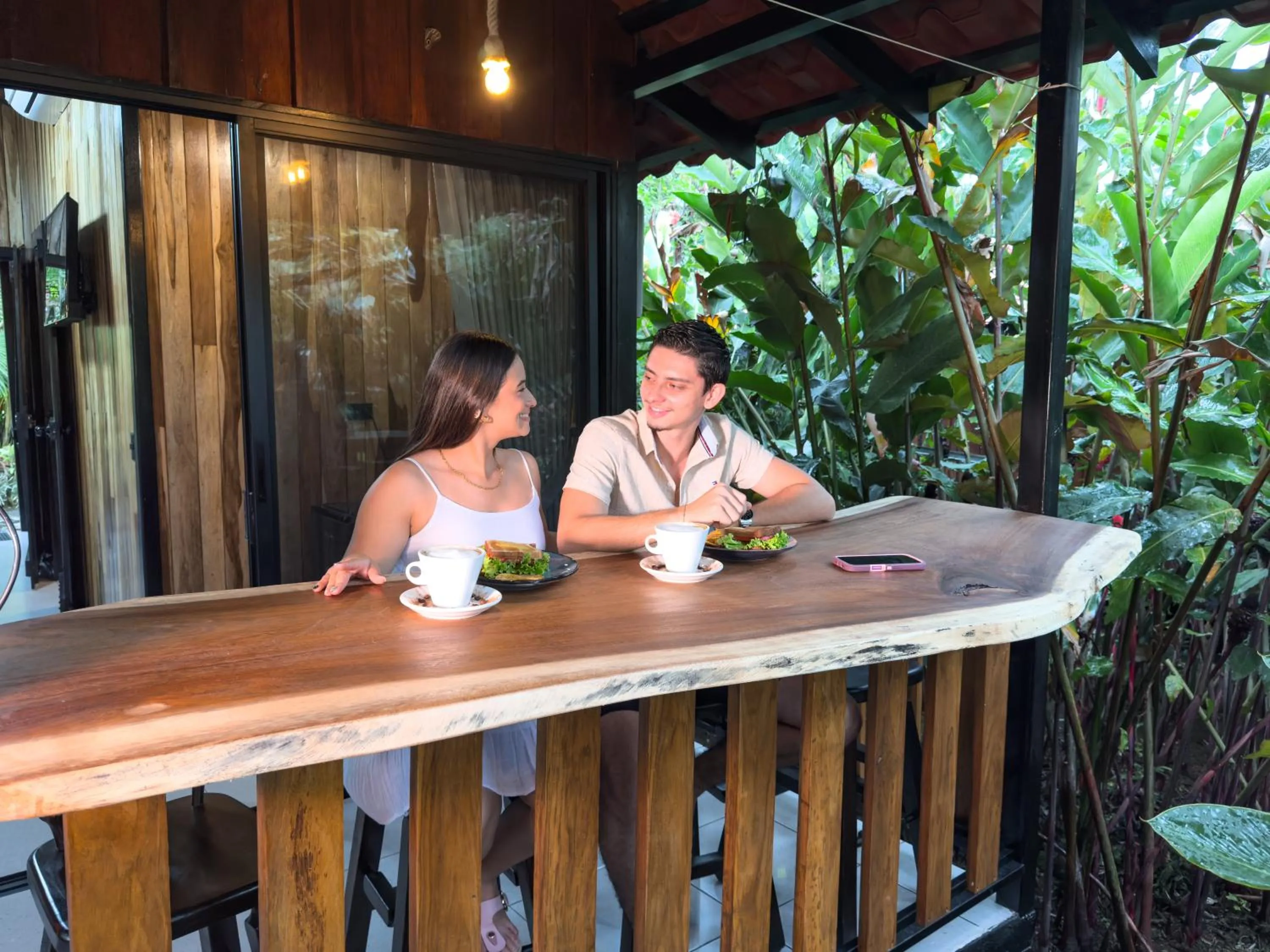 Dining area in Hotel Rancho Cerro Azul