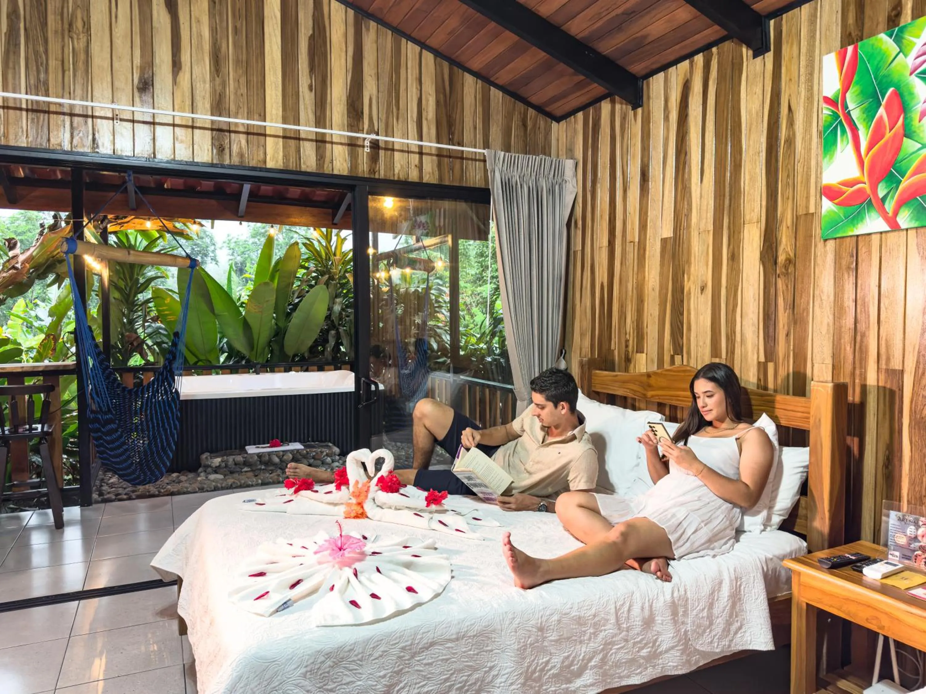 Bedroom, Bed in Hotel Rancho Cerro Azul