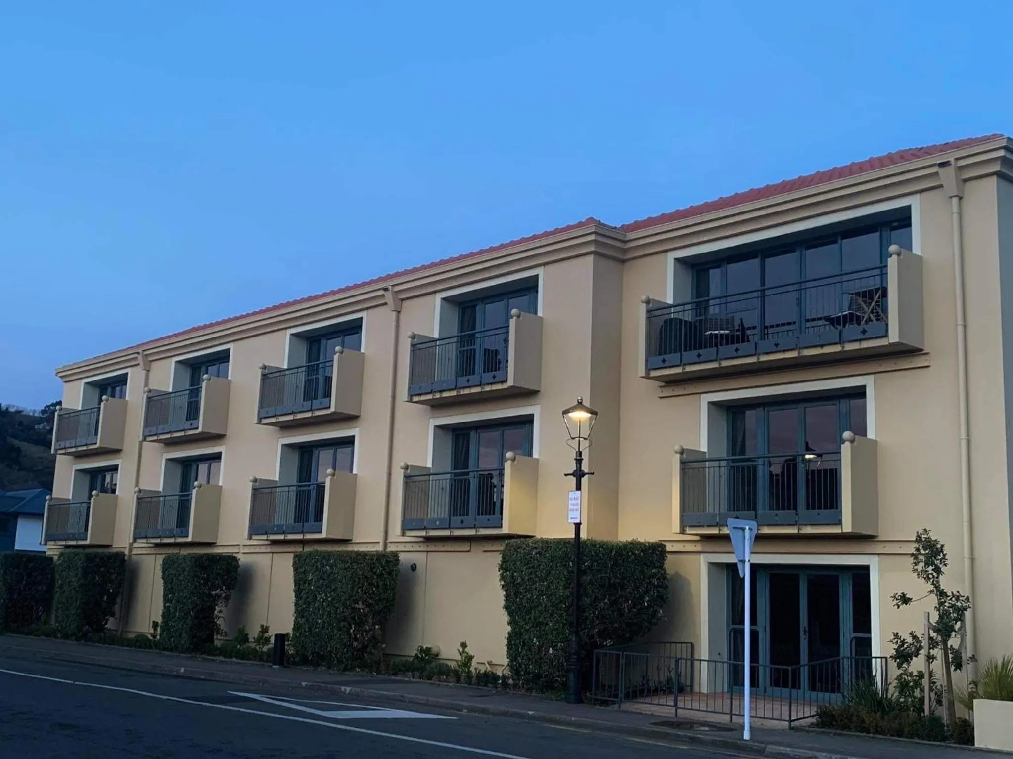 Property building in Akaroa Criterion Motel