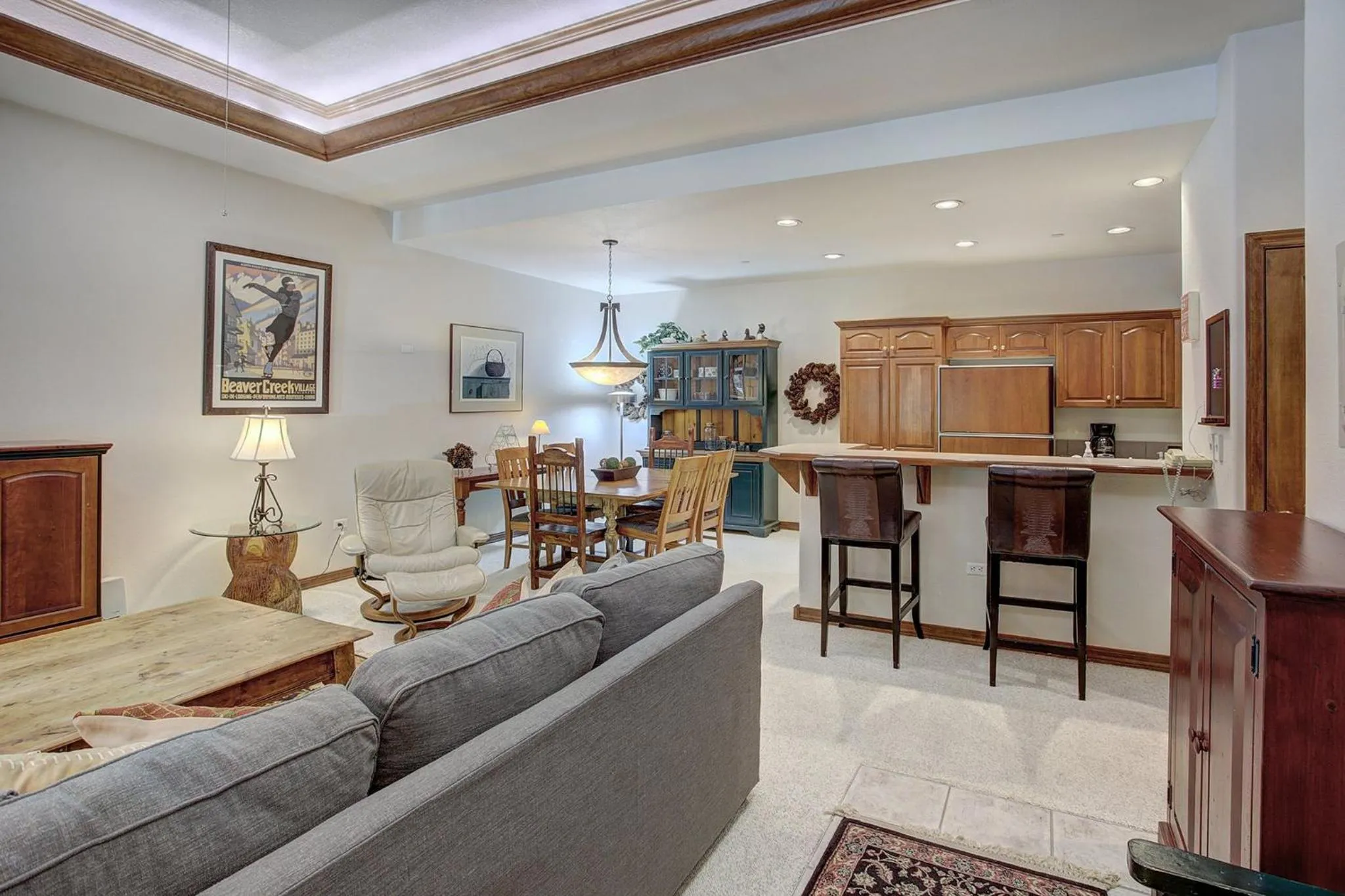 Living room in St James Beaver Creek, A Vail Resorts Property