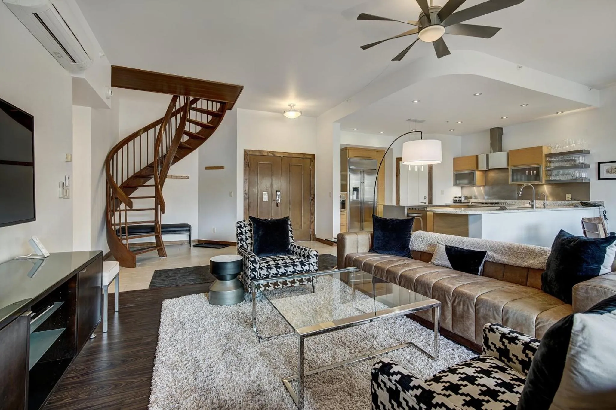 Living room in The Osprey at Beaver Creek, a RockResort