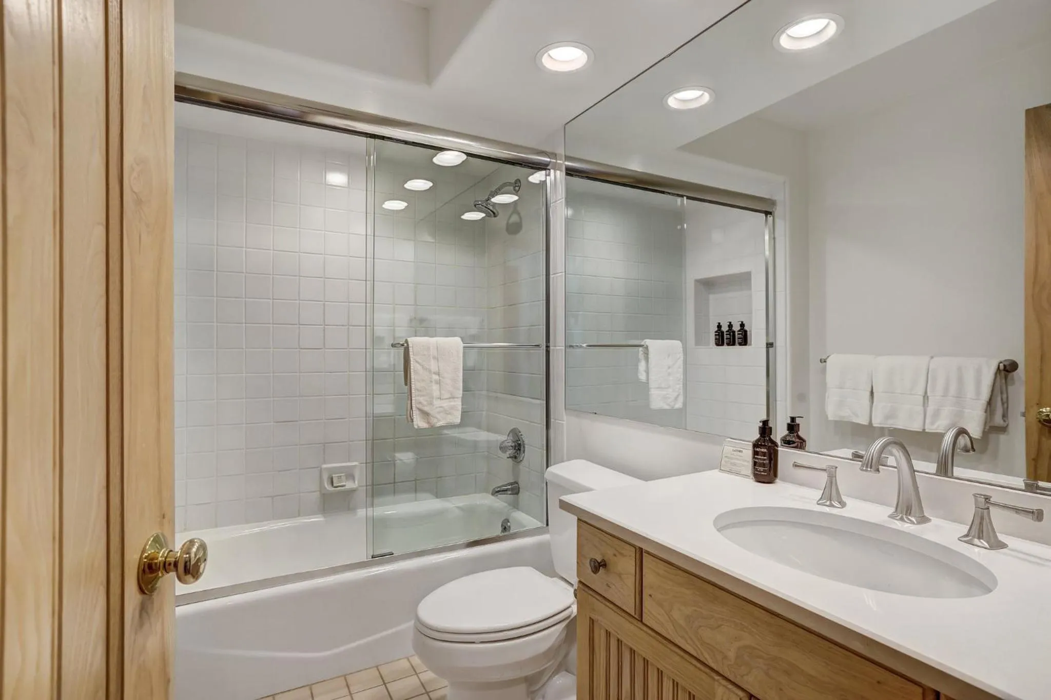 Bathroom in The Pines Lodge, a RockResort, by Vail Resorts