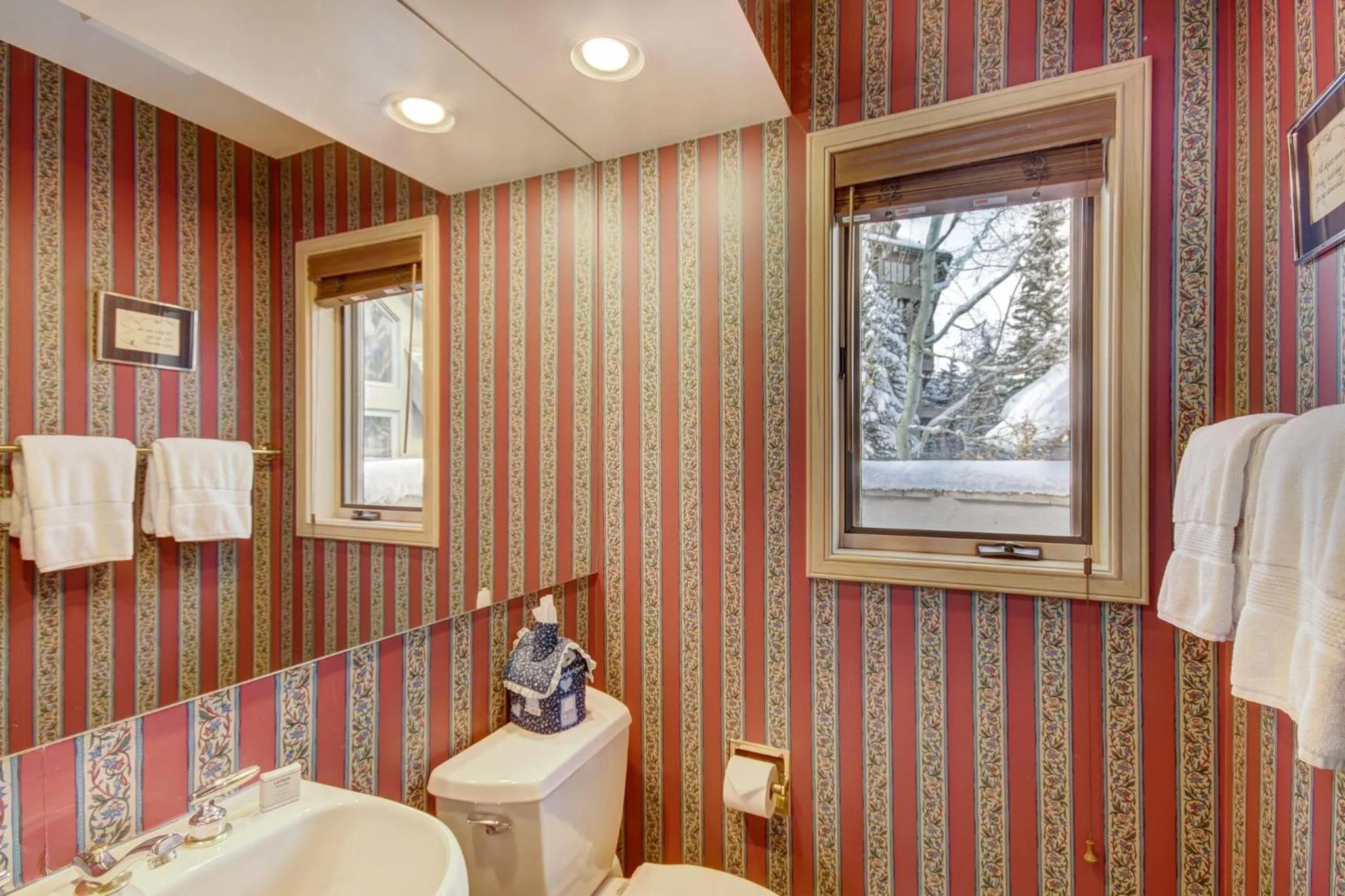 Bathroom in The Pines Lodge, a RockResort, by Vail Resorts