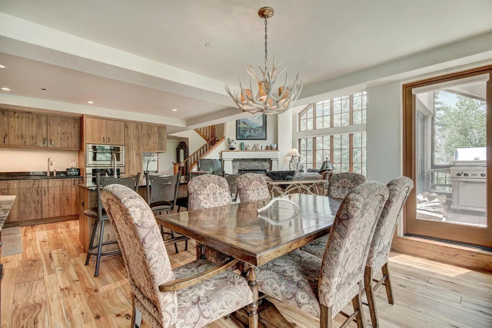 Communal kitchen in The Pines Lodge, a RockResort, by Vail Resorts