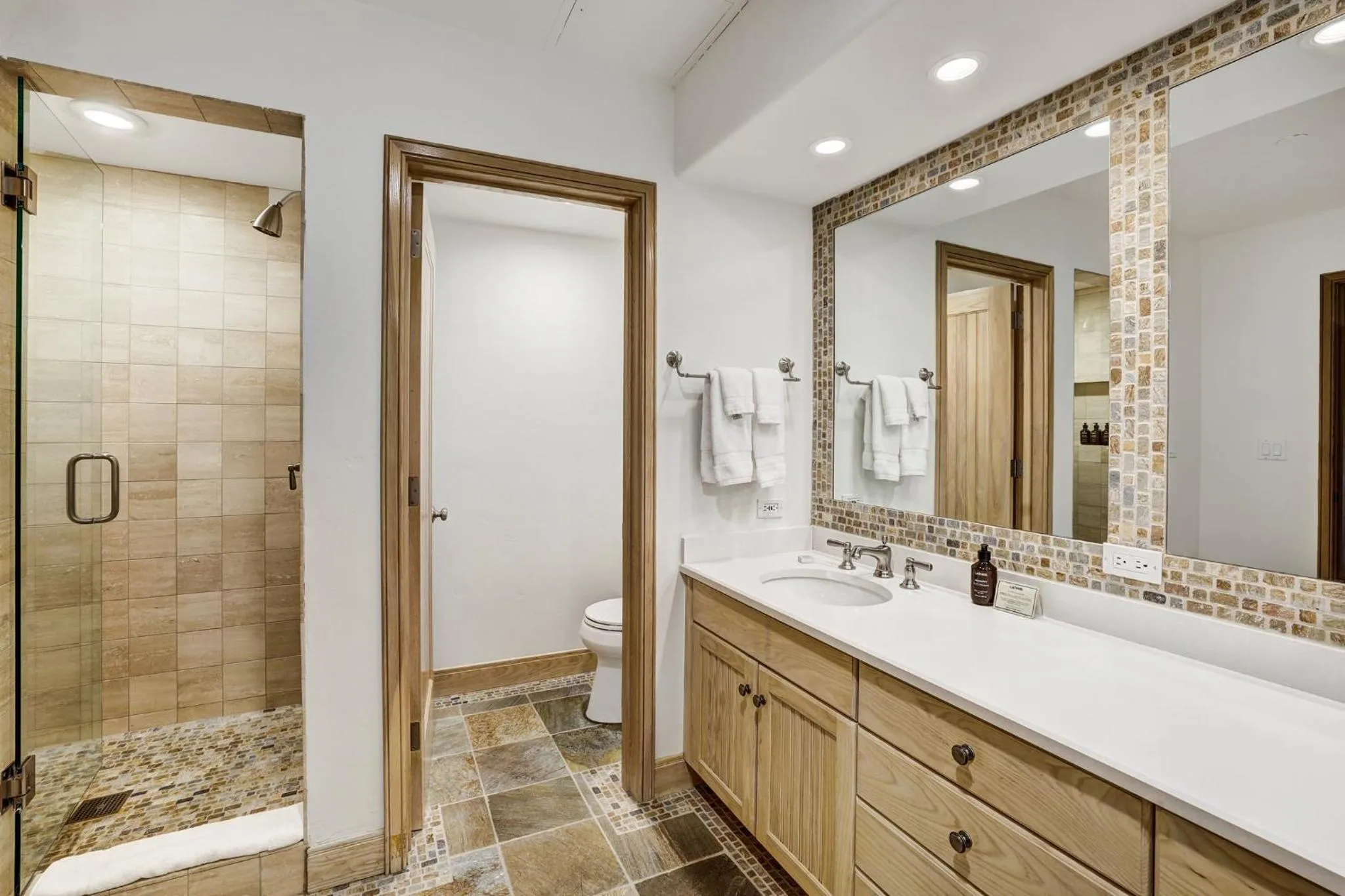 Bathroom in The Pines Lodge, a RockResort, by Vail Resorts