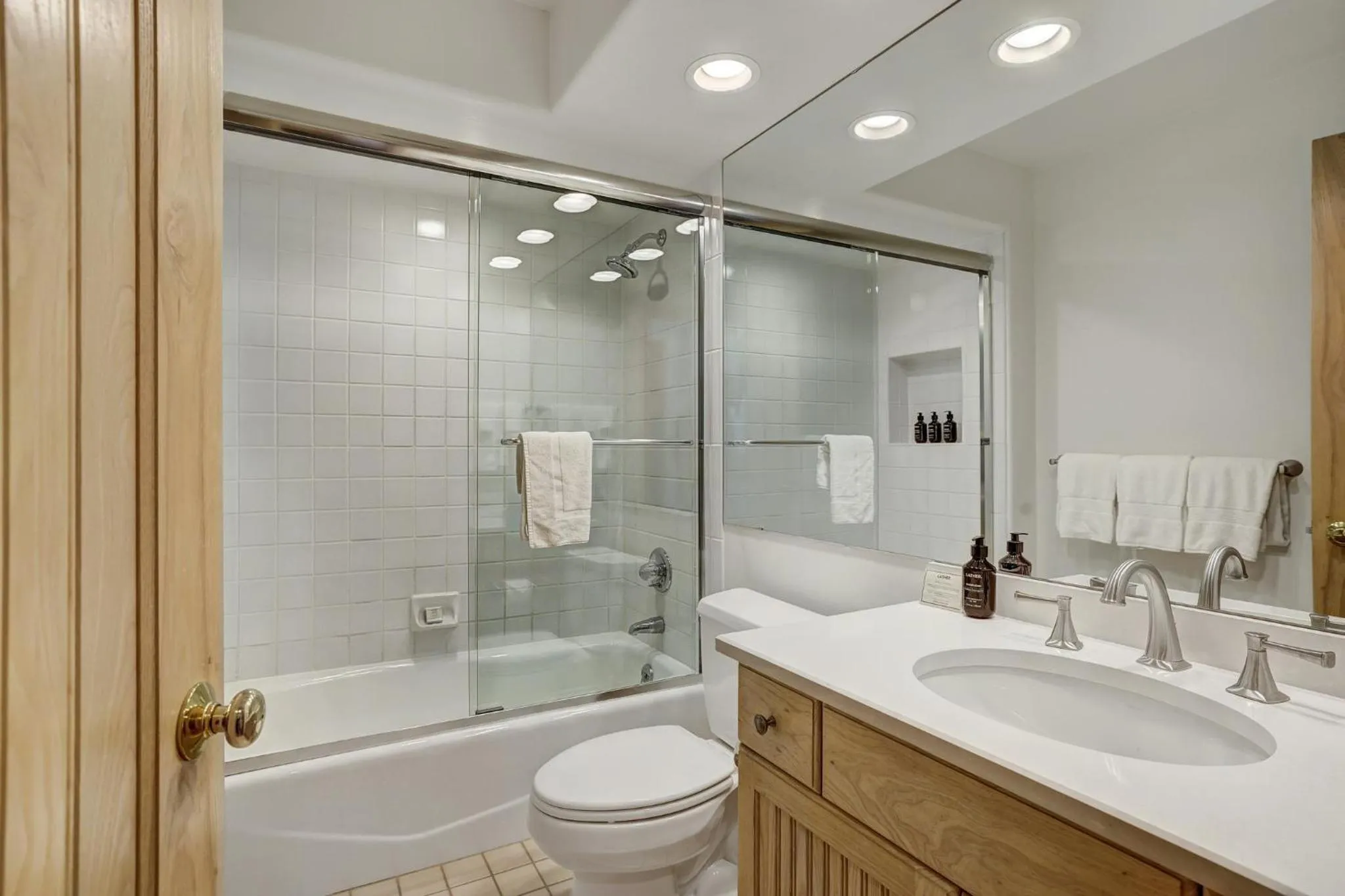 Bathroom in The Pines Lodge, a RockResort, by Vail Resorts